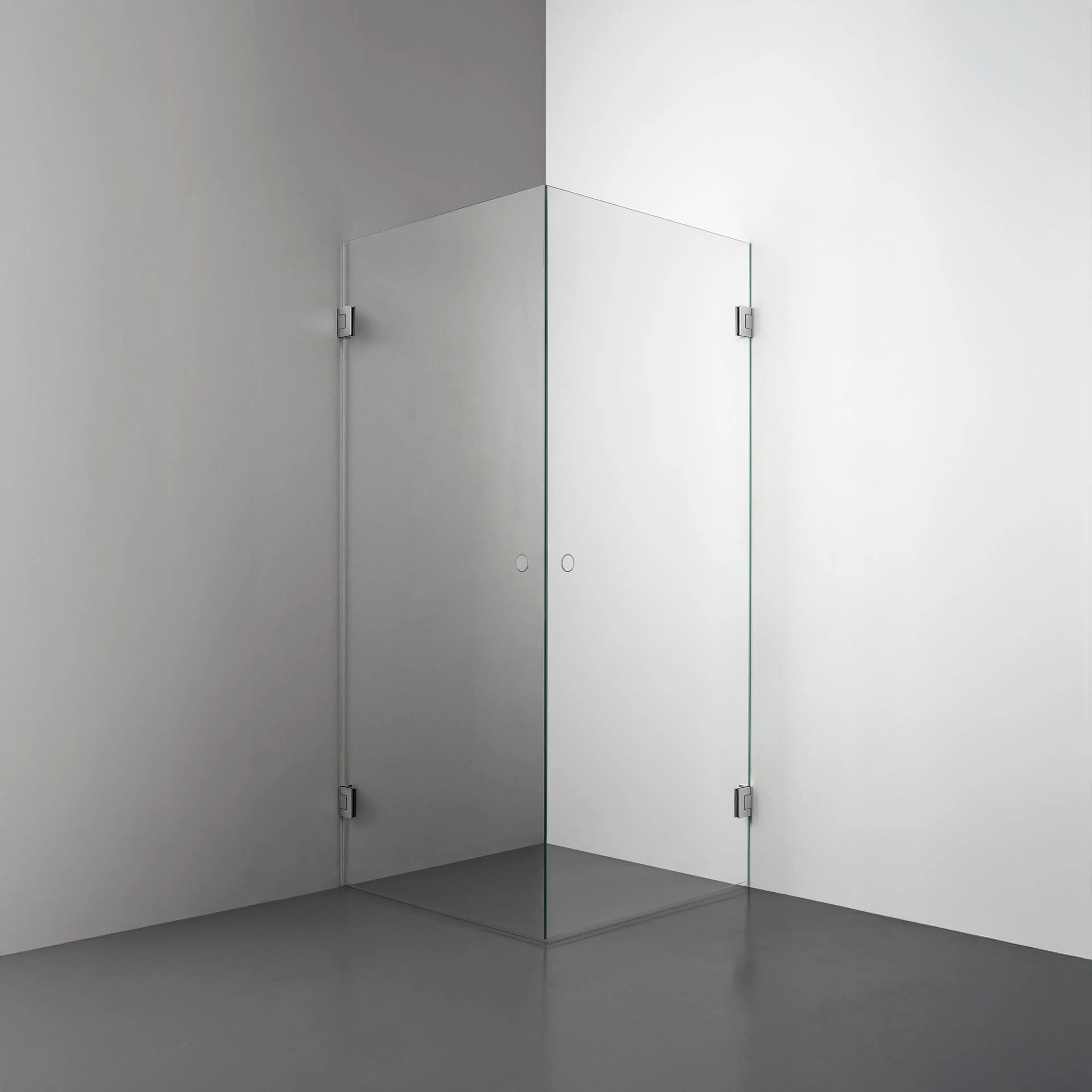 Duschhörn Rooh R4 Dörr+Dörr 800x800, Klart, Krom, Hole
