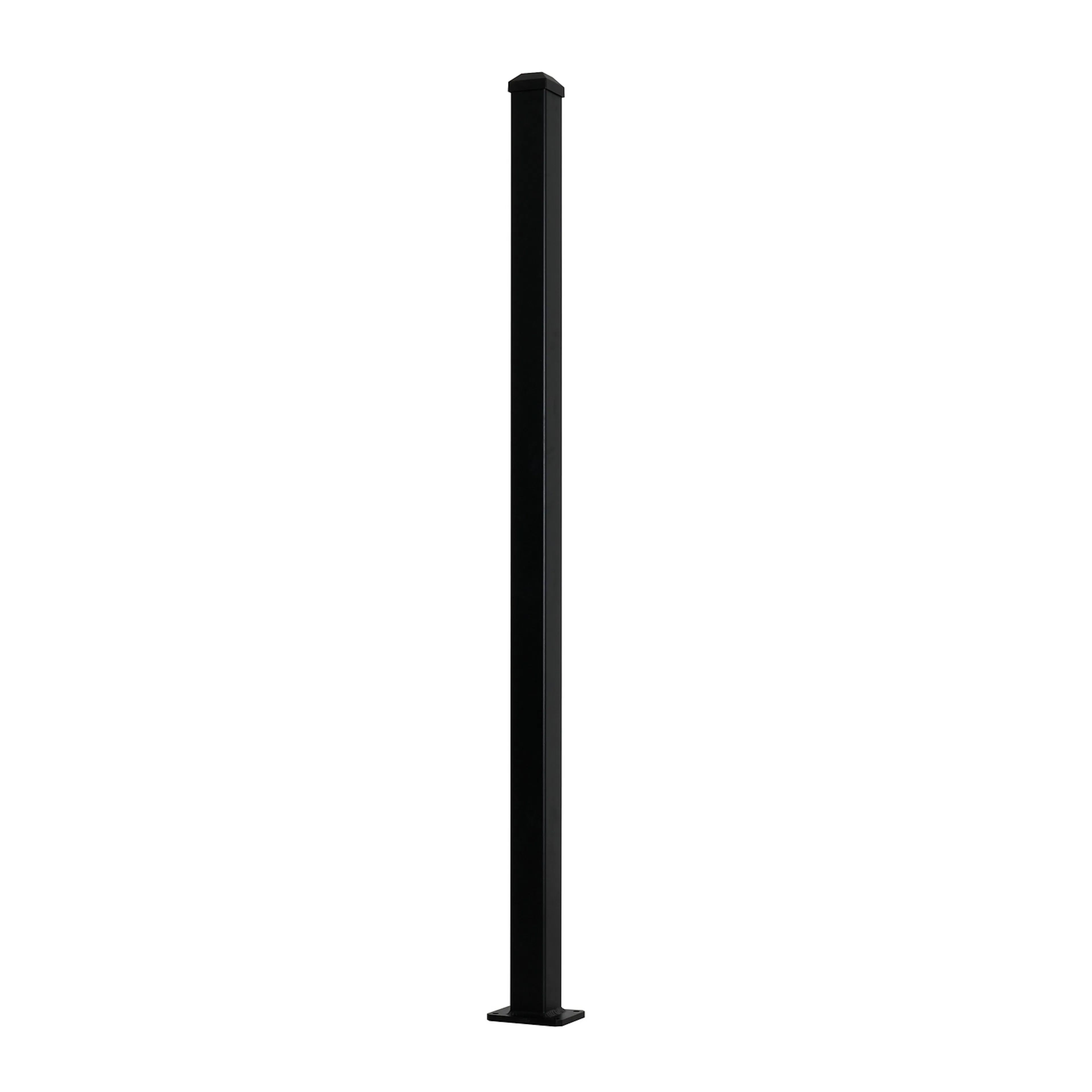 Stolpe Krifon Aluminium med Hatt Sort