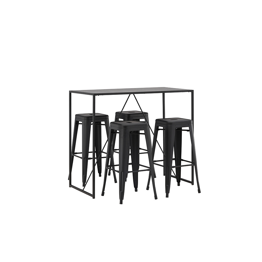 Spisegruppe Venture Home Brea med 4 Tempe Stoler