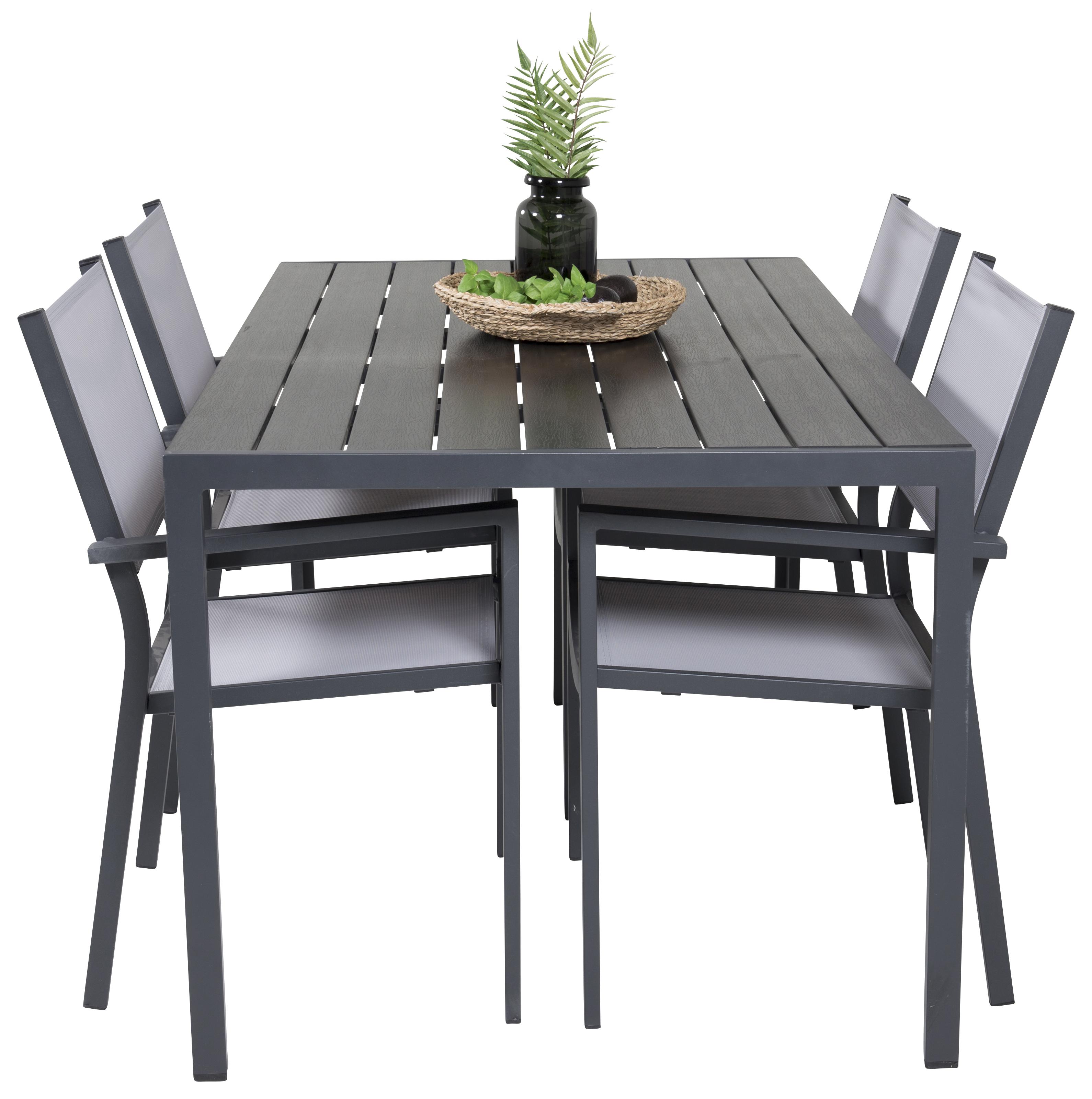 Spisegruppe Venture Home Bront 150 med 4 Copacabana Lenestoler