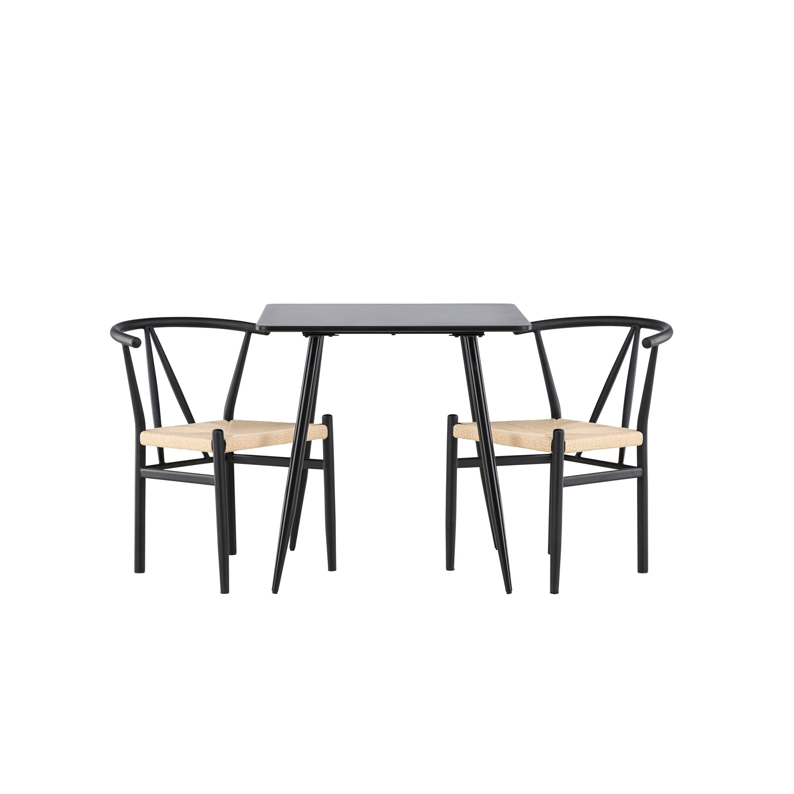 Spisegruppe Venture Home Polar 75 med 2 stk Alfons Stoler