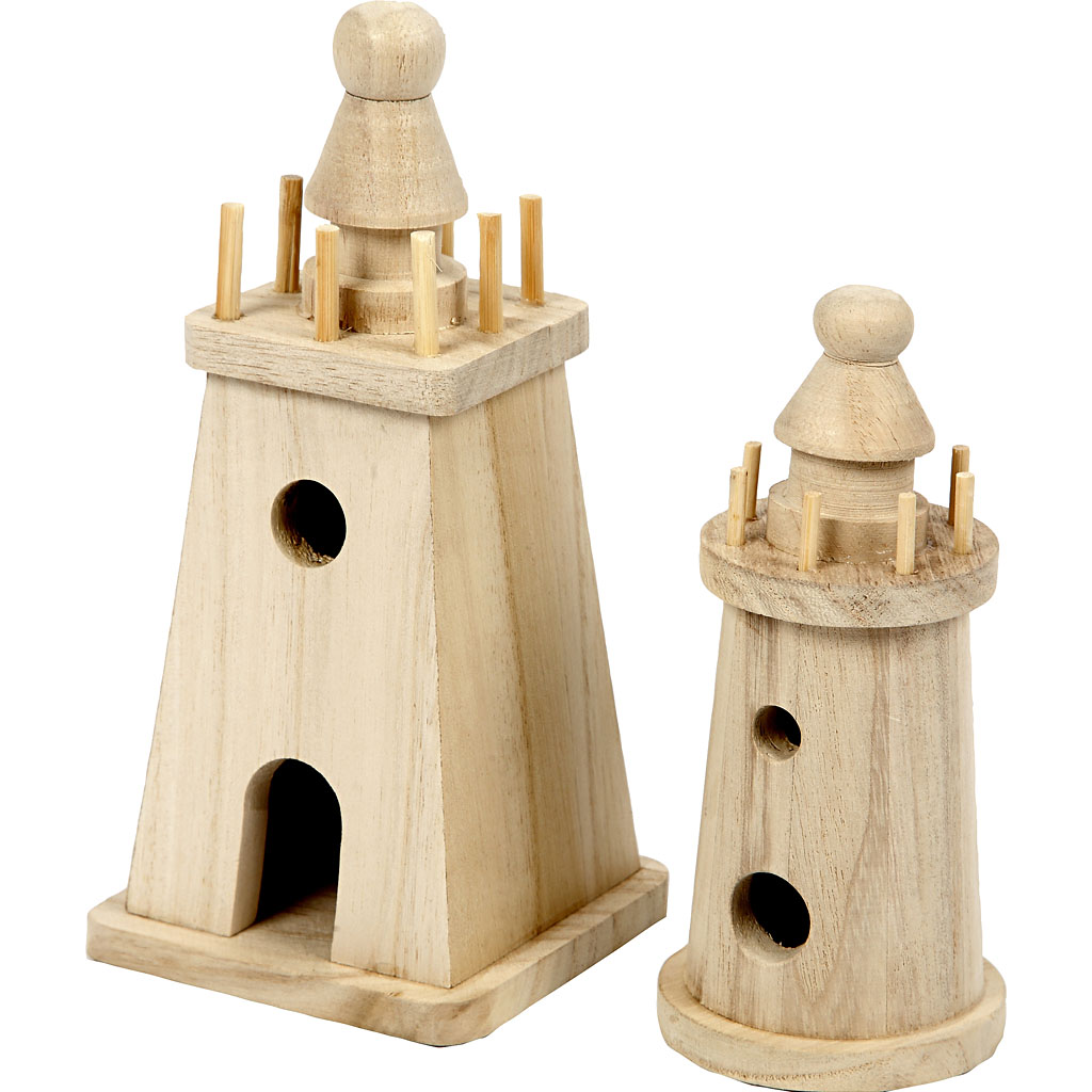Fyrtårn Creativ Company Str 18x8 cm 2 stk/1 Pk