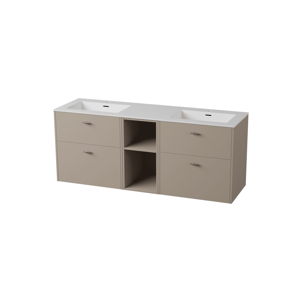 Servantskap FOSSBAD Innovent B150 for Dobbel Servant