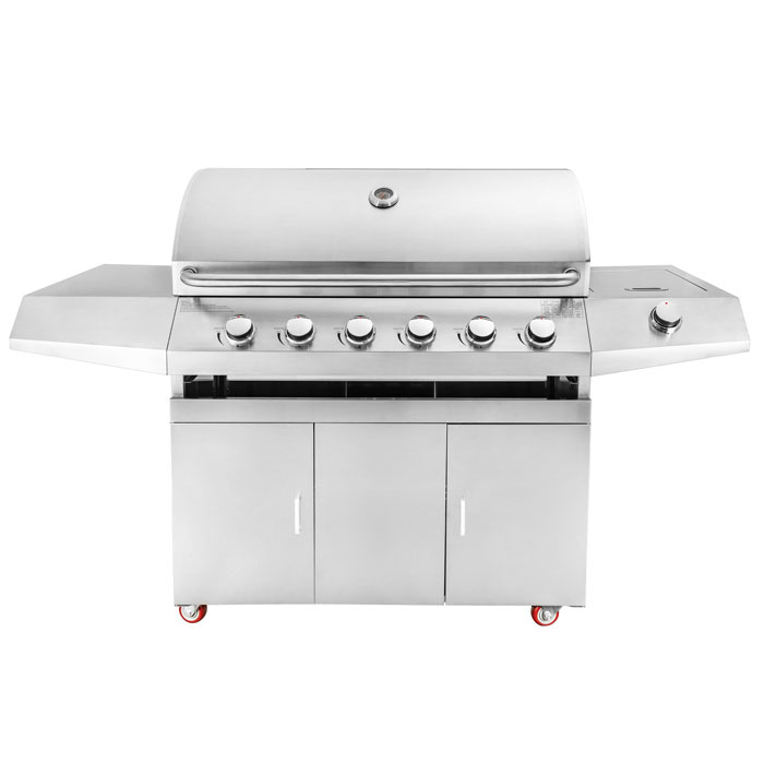 Gassgrill Myoutdoorkitchen med 6 Brennere og Sidebrenner