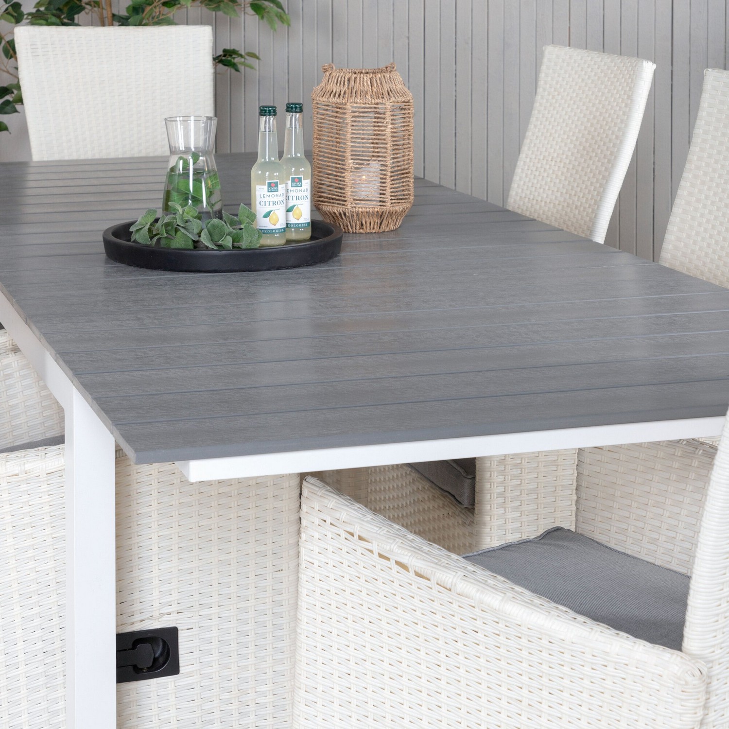 Spisegruppe Venture Home Lova 160/240 med 6 Pishi Stoler