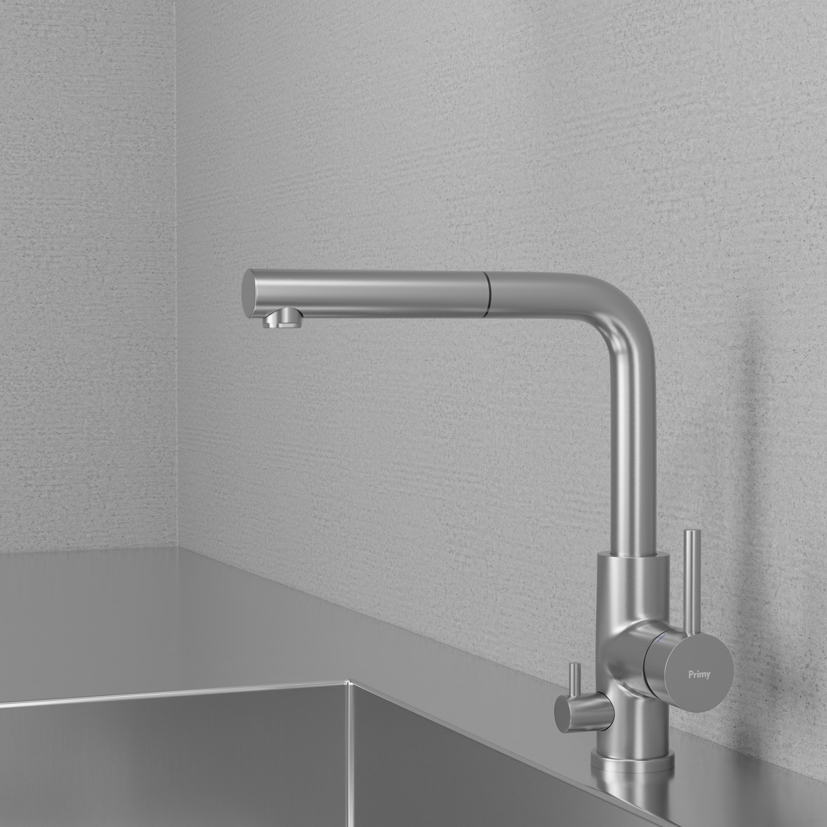 Köksblandare Scandtap Steel Vision Rostfritt Stål