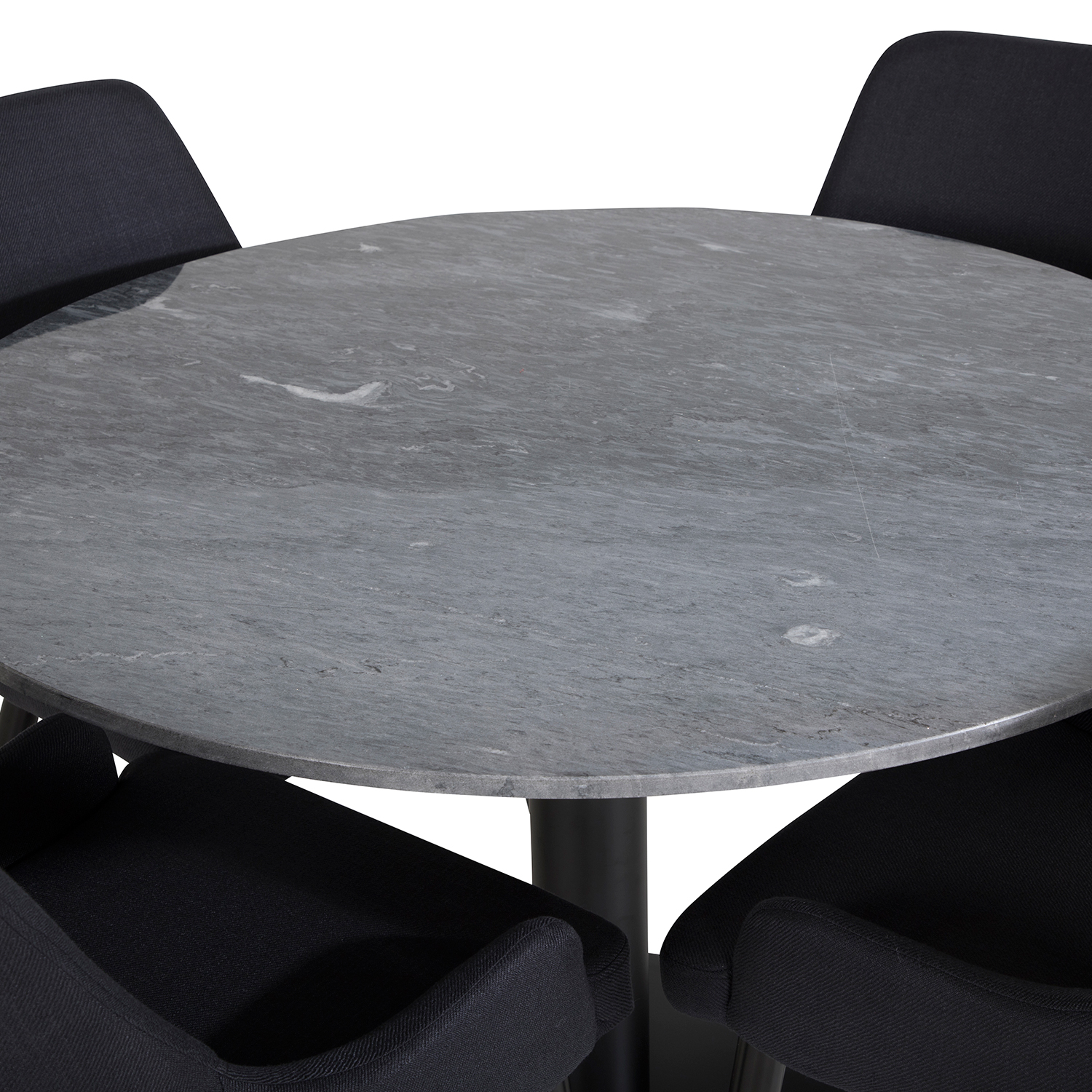 Spisegruppe Venture Home Estelle med 4 Plake Stoler Polyester
