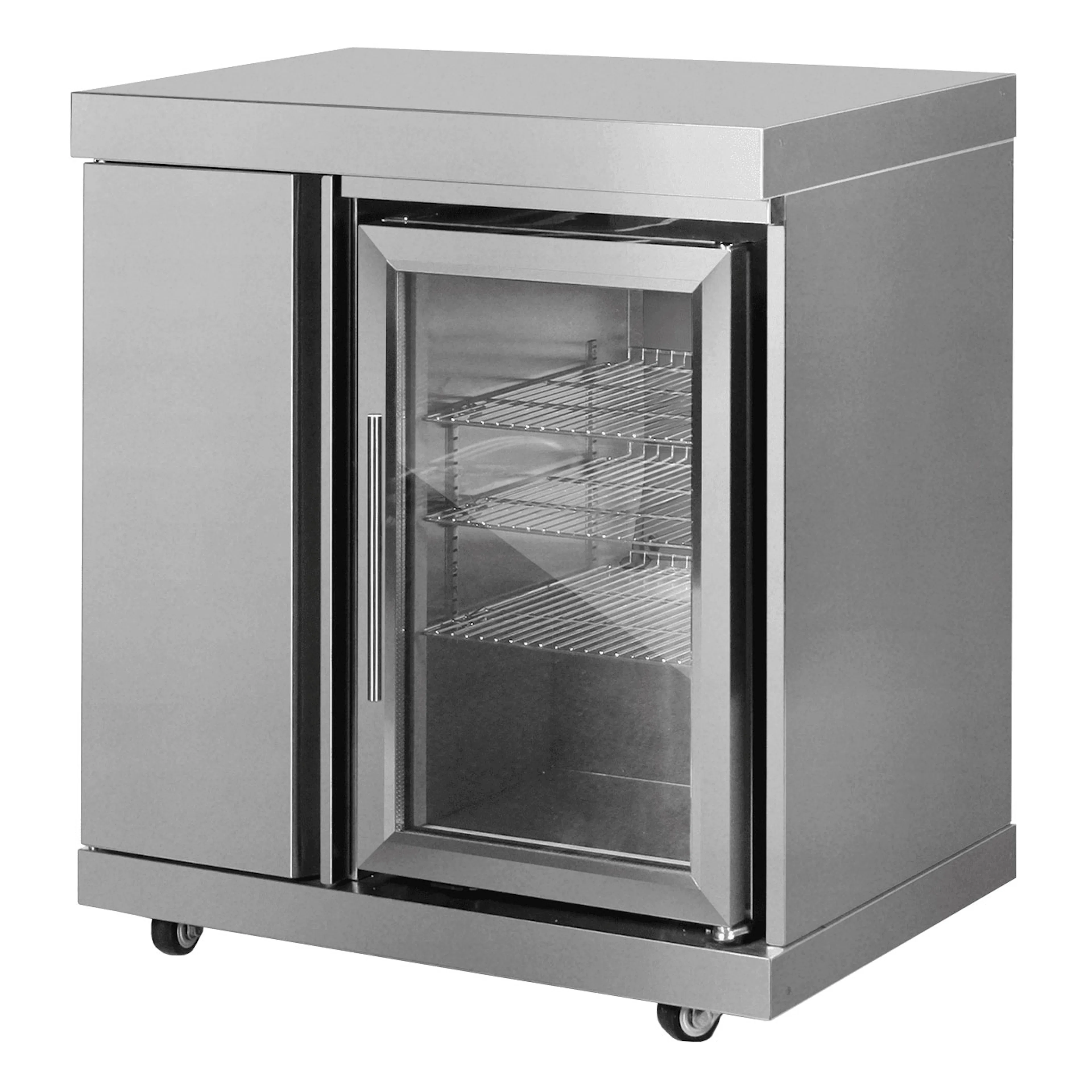 Frittstående Kjøleskap og Oppbevaringsskap Myoutdoorkitchen Classic Line Rustfritt 304SS Modul
