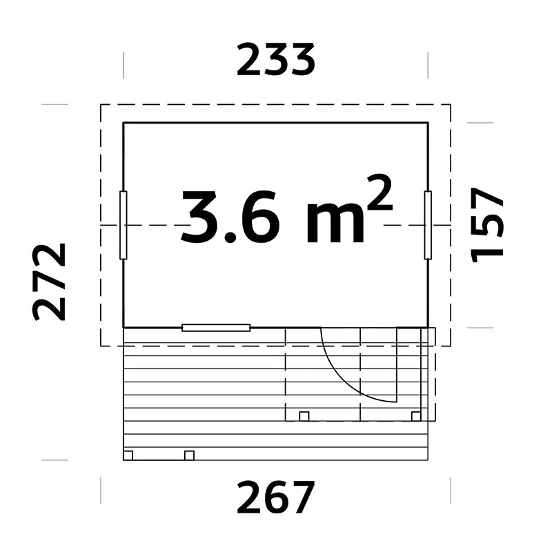 Lekehus Palmako Otto 3,6 m2