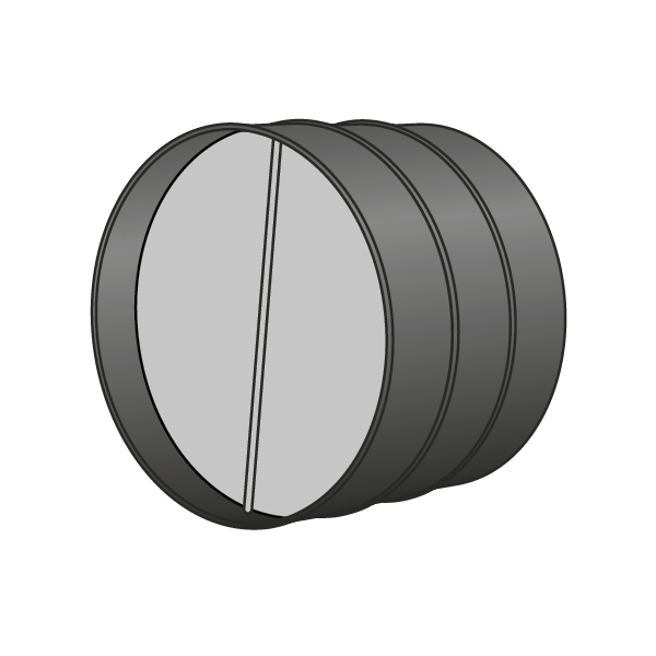 Klaprefritt Spjeld Thermex Ø150 mm