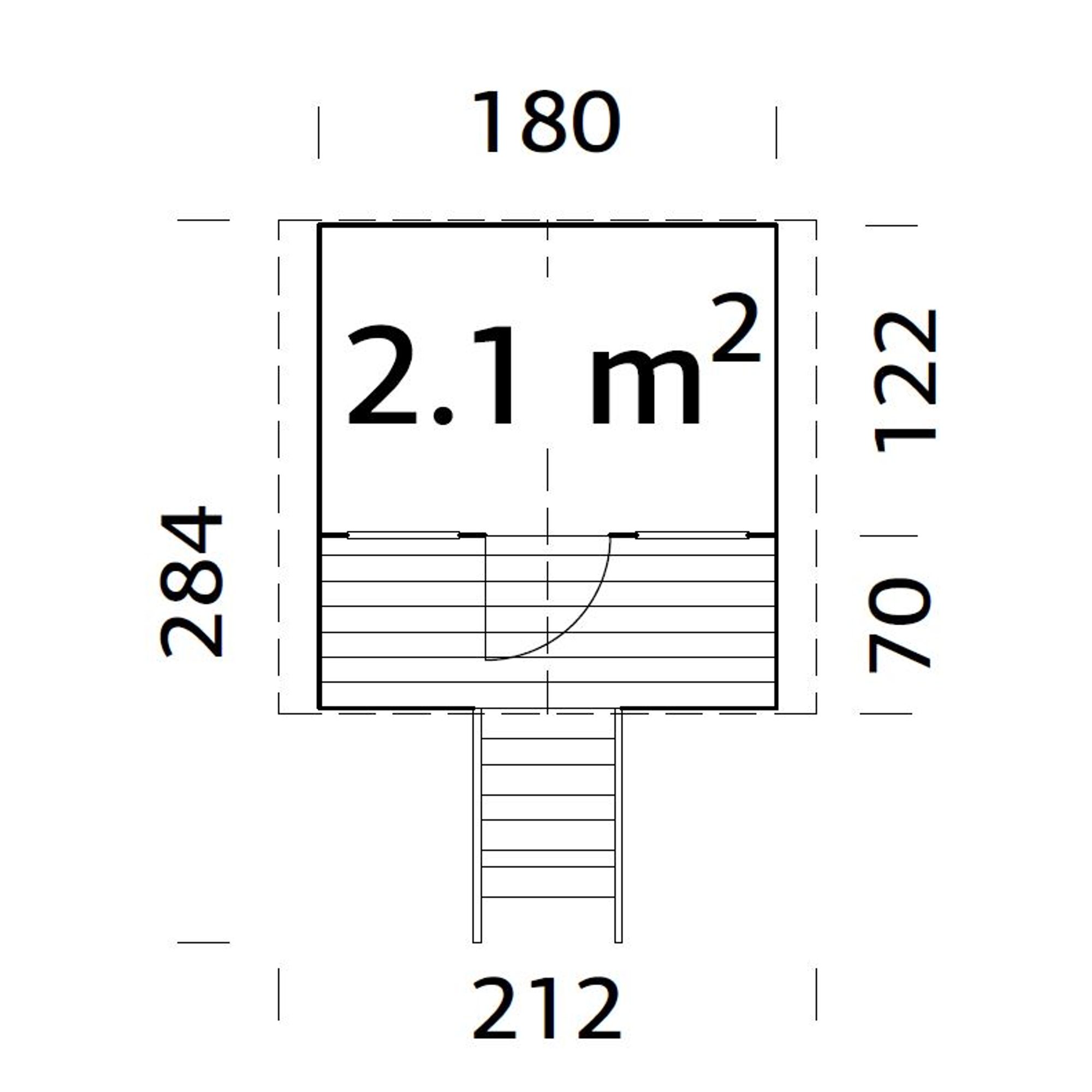 Lekehus Palmako Toby 2,1 m2