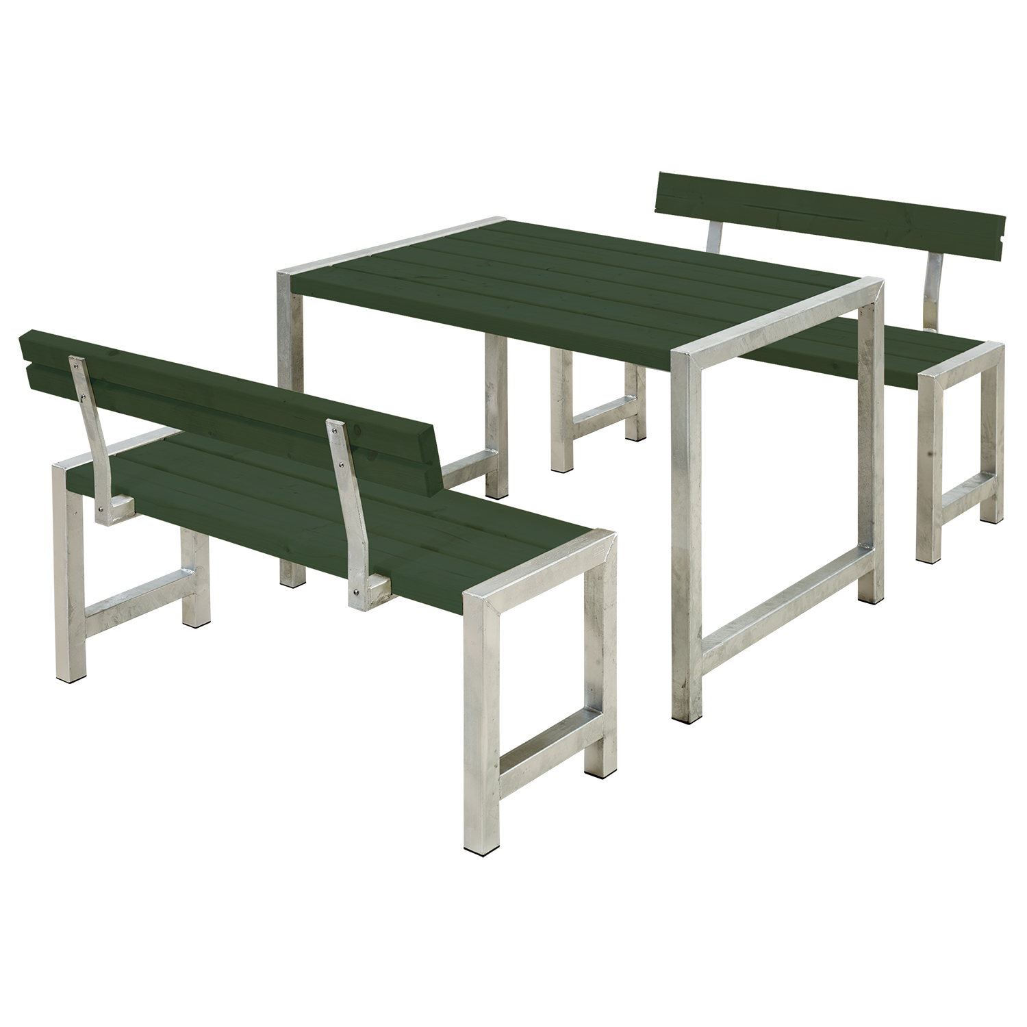 Hagemøbelgruppe PLUS Café 127 cm Grønn