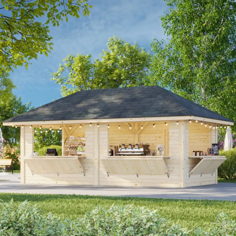 Kiosk Palmako Bianca 16,6 m2 Sett 112