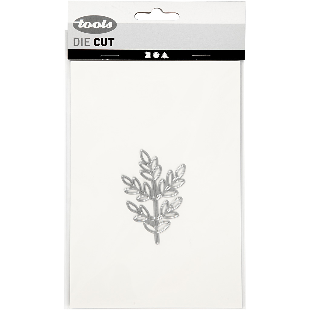 Skjær- og Pregesjablong Creativ Company Kvist Str 4,4x6,5 cm 1 stk