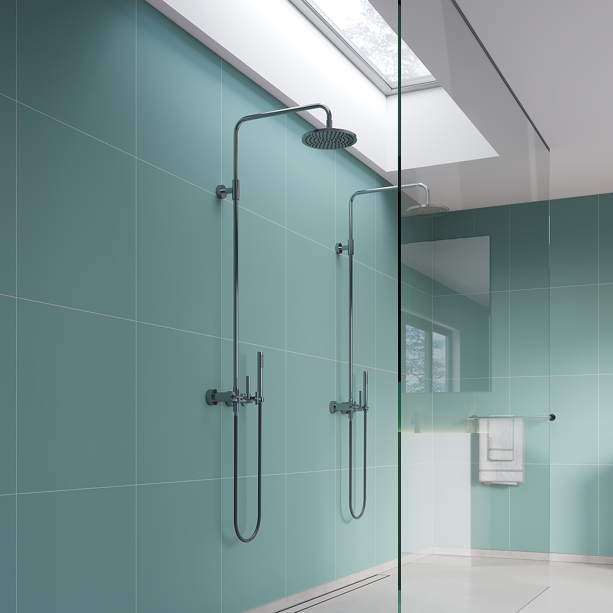 Baderomspanel Fibo 3212-6060 EM Aqua Mint