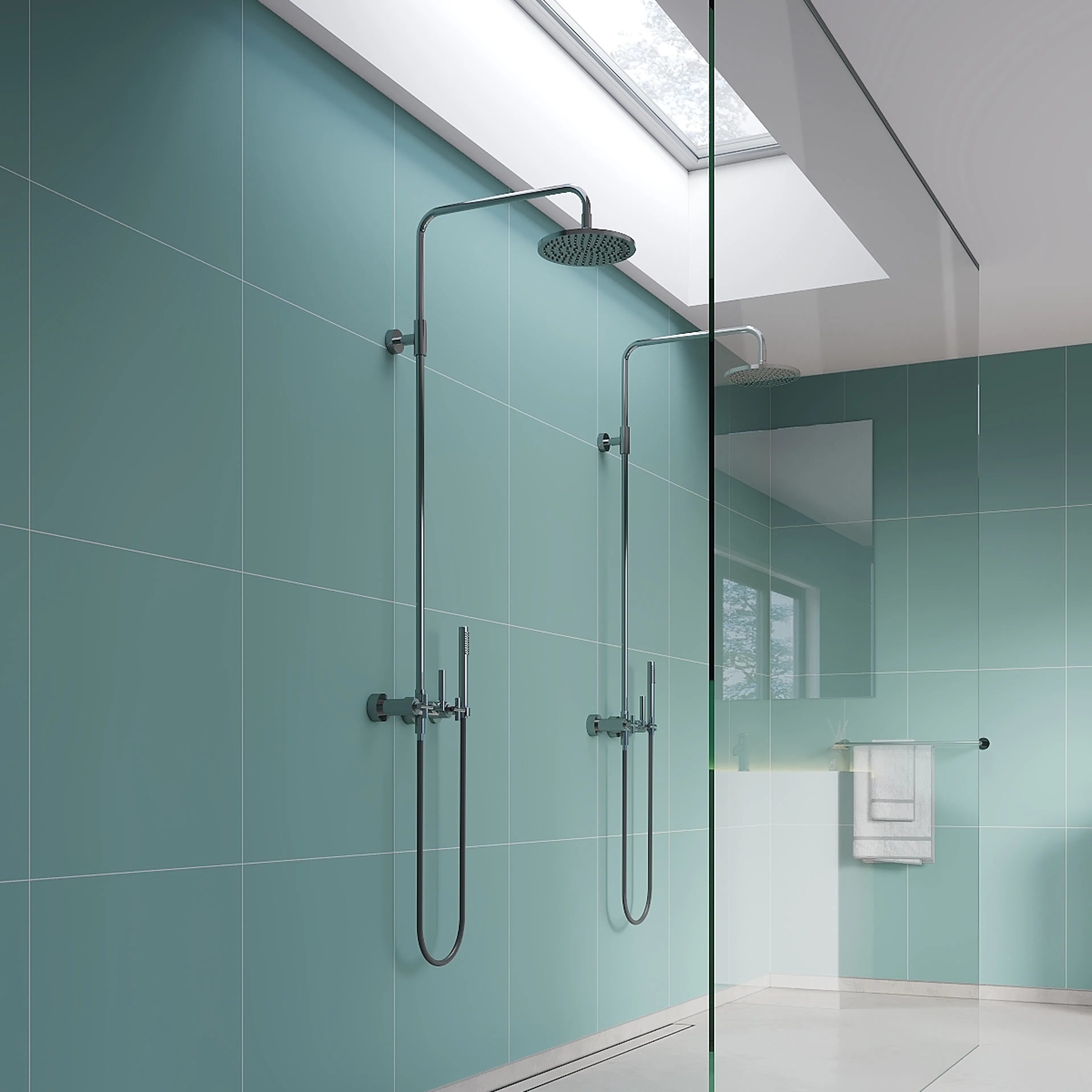Baderomspanel Fibo 3212-6060 EM Aqua Mint