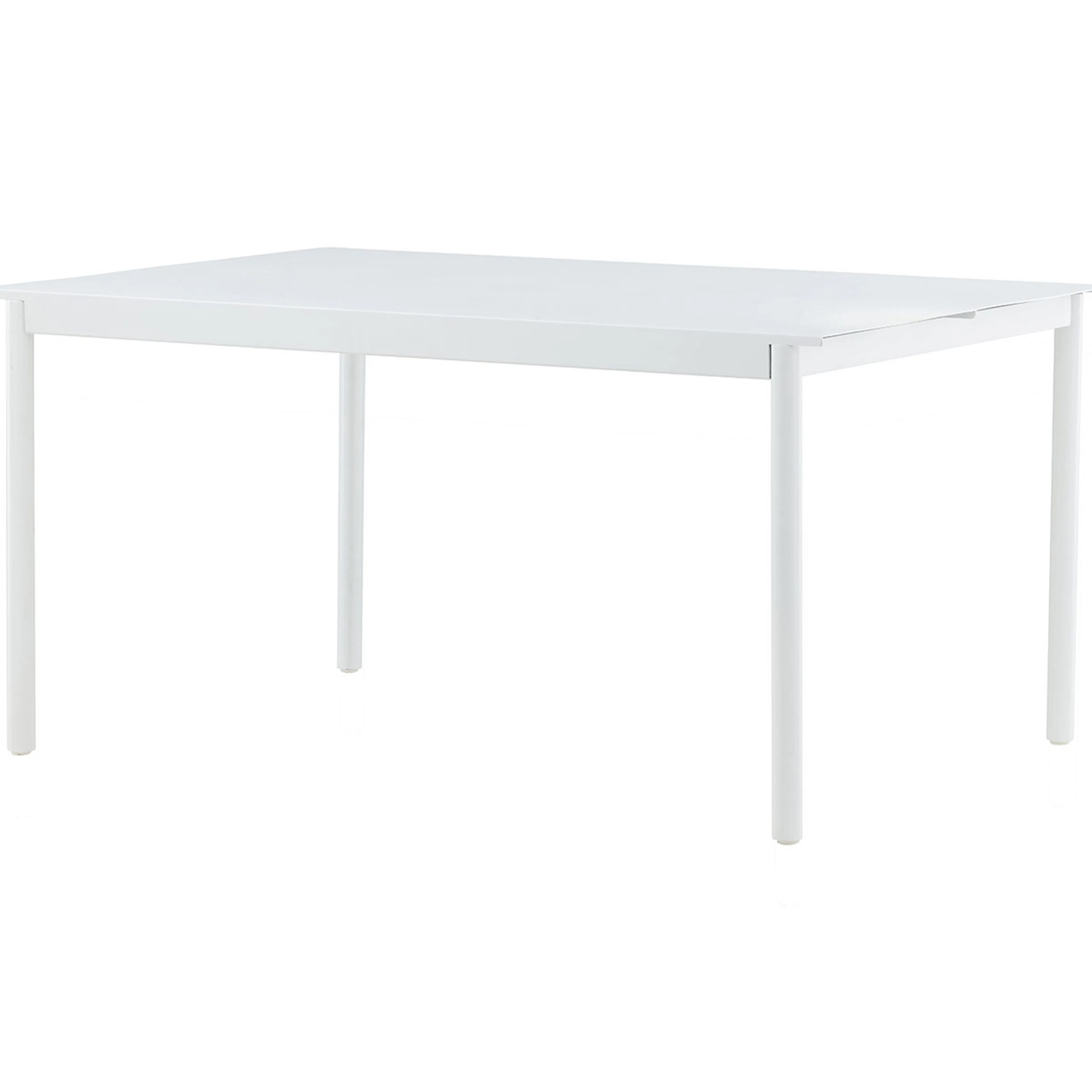 Modena Dining Table, White, Aluminium Hvit