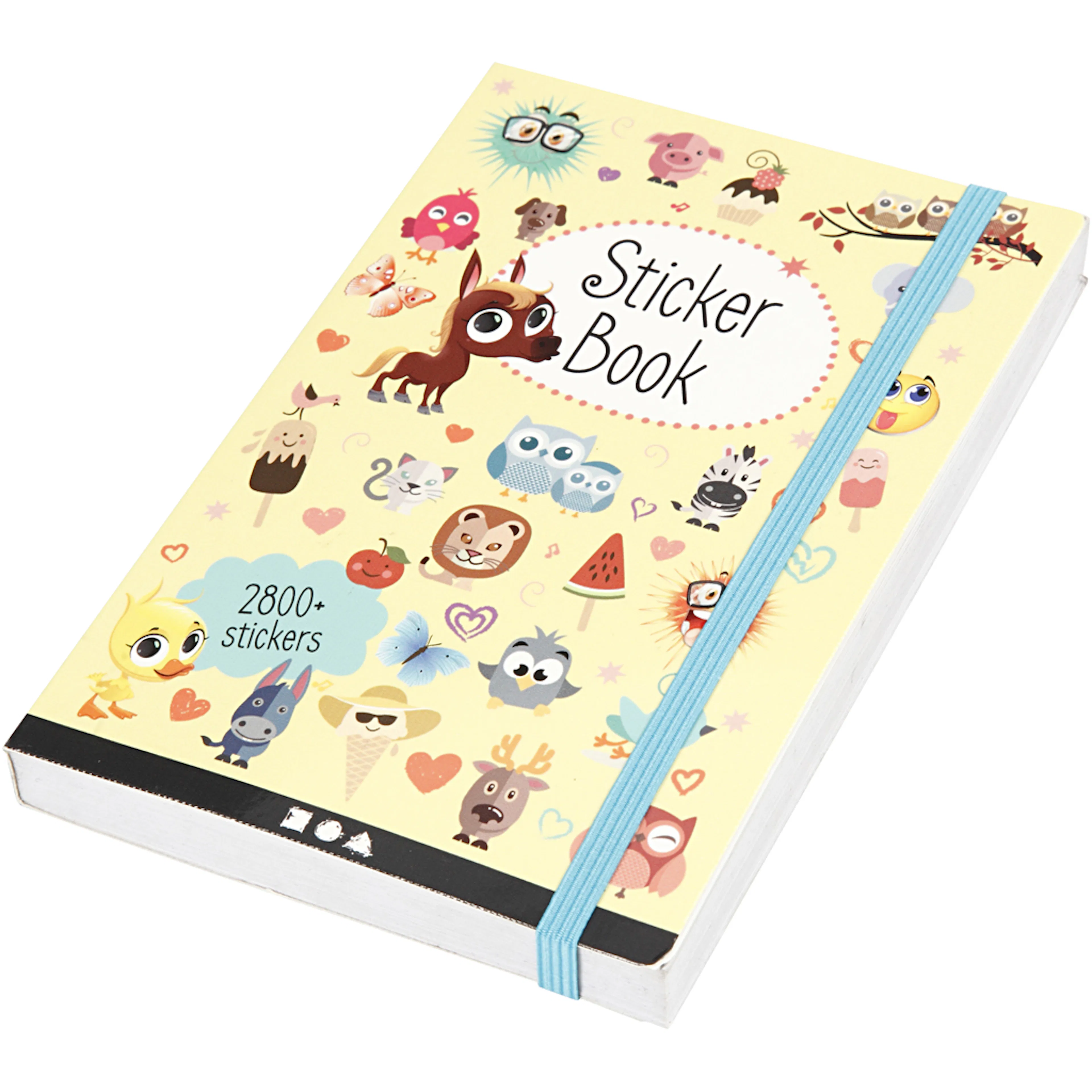 Bok Creativ Company med klistremerker Str 11,5x17 cm 1 stk