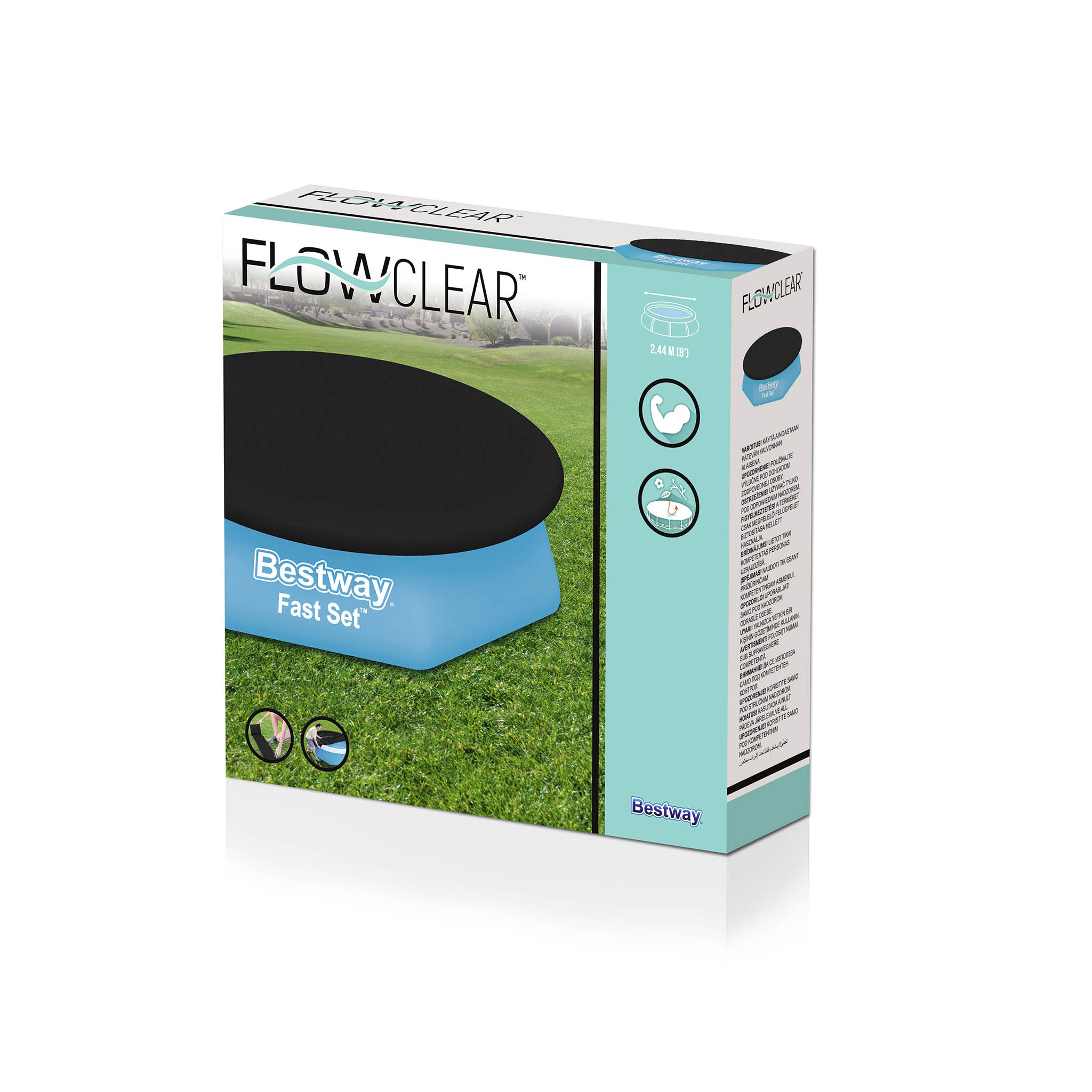 Bassengtrekk Bestway Flowclear Rund