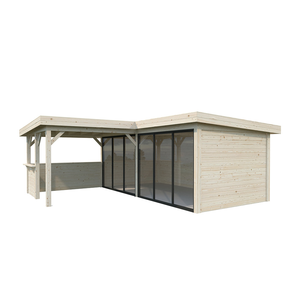 Hagestue Palmako Lenna 24,9 m2 Set 422 Slide