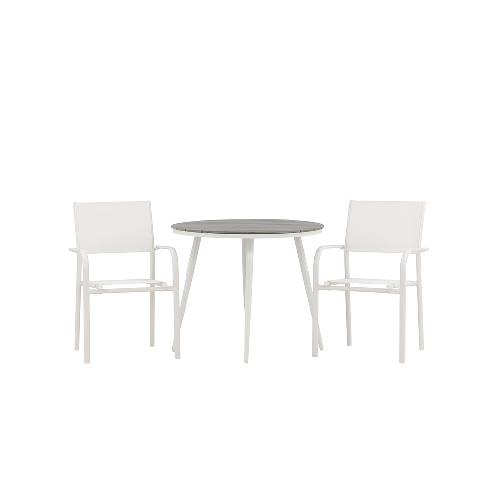 Spisegruppe Venture Home Break med 2 Santorini Stoler