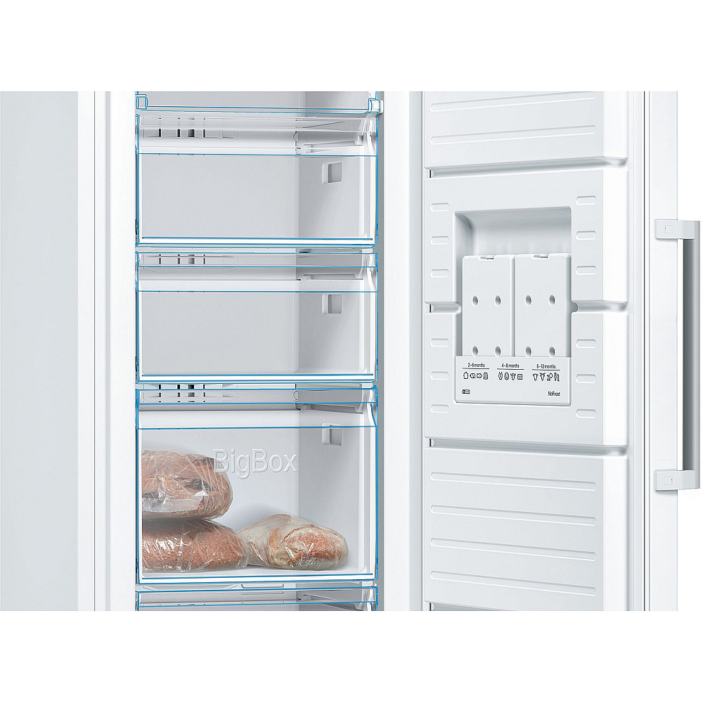Fryseskap Bosch GSN36CWEV Serie 4 Frittstående Hvit No Frost