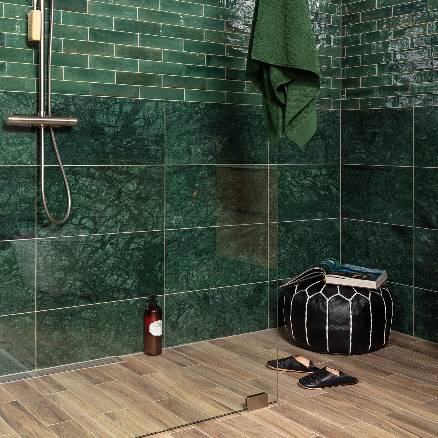 Marmor Arredo Verde Guatemala Grønn Polert 30x60 cm