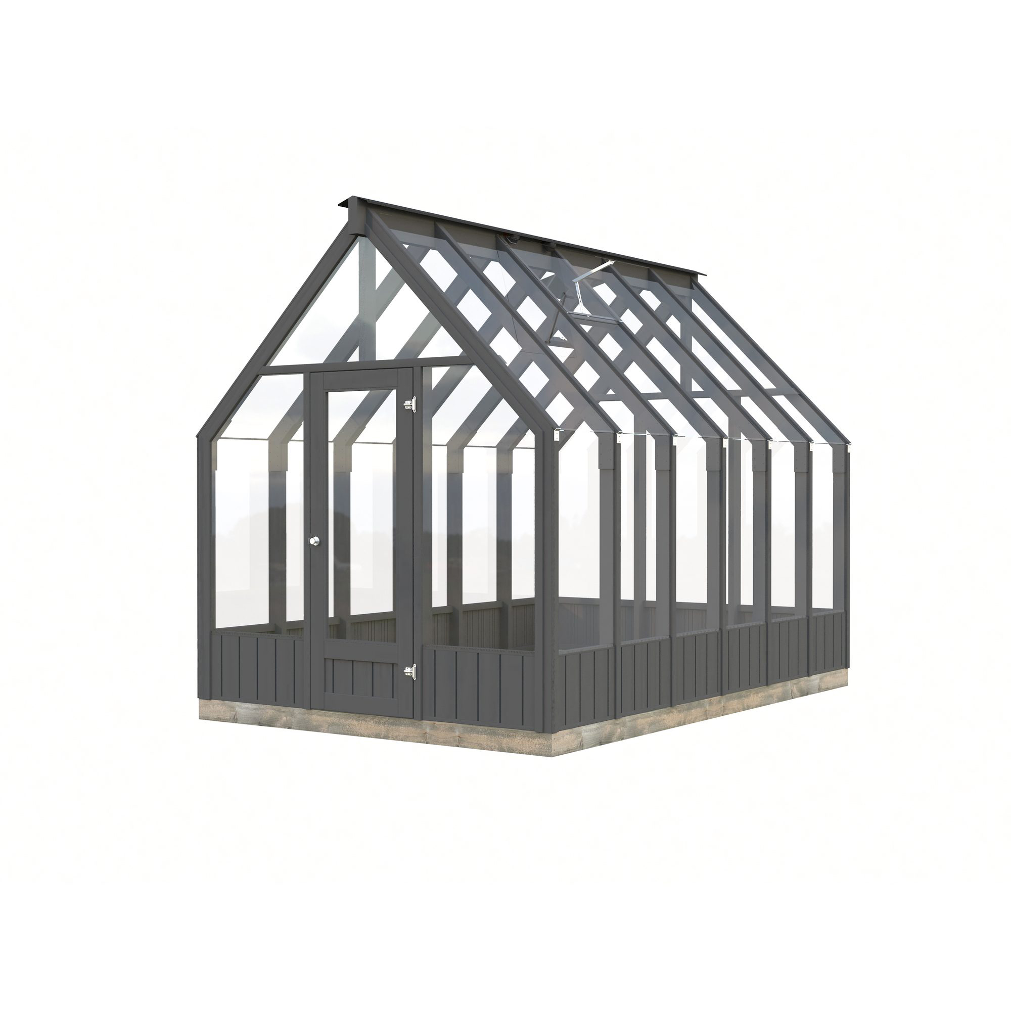 Drivhus Palmako Emilia 8,2 M2 Gråmalt