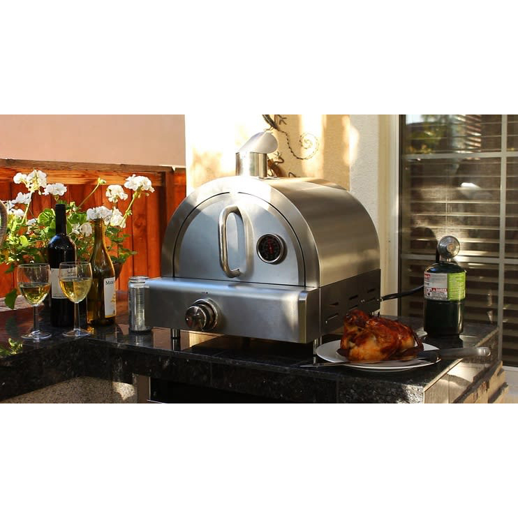 Frittstående Pizzaovn Myoutdoorkitchen Stainless Collection Philadelphia Gass