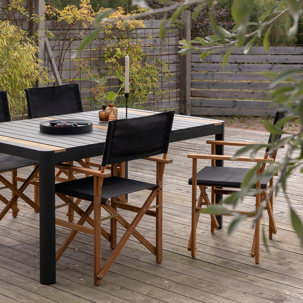 Spisegruppe Venture Home Togo 150x100 cm med 4 Marion Stoler