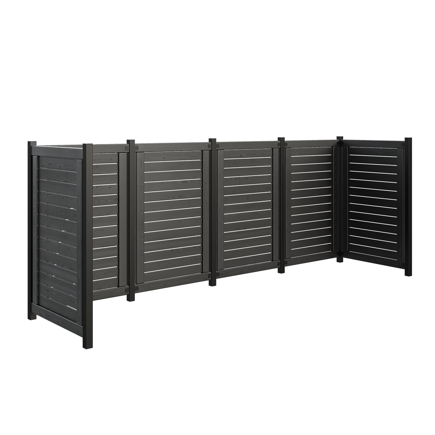 Renovasjonsskjul PLUS Lund 325×85×124 cm