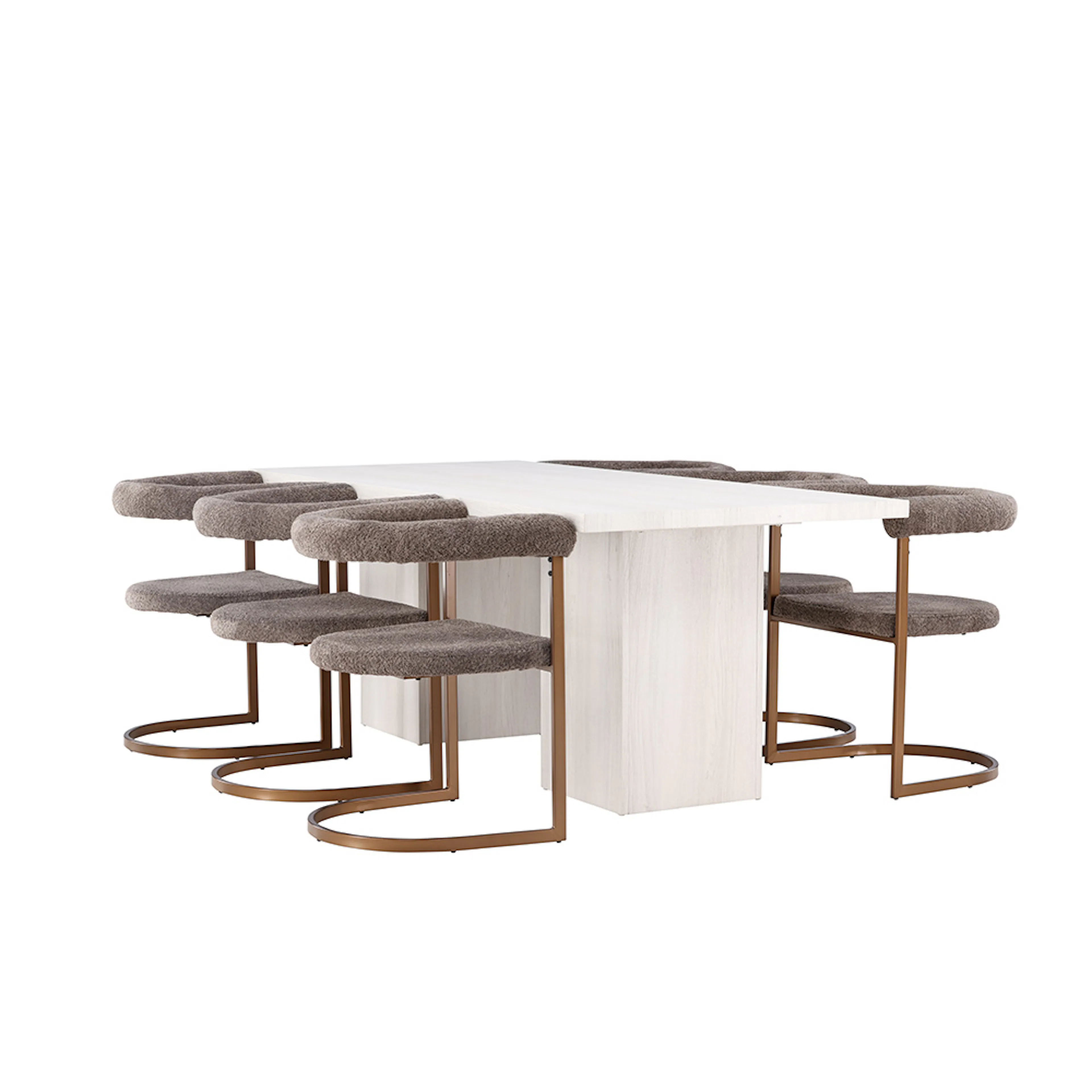 Spisegruppe Venture Home Olga med 6 Morning Stoler