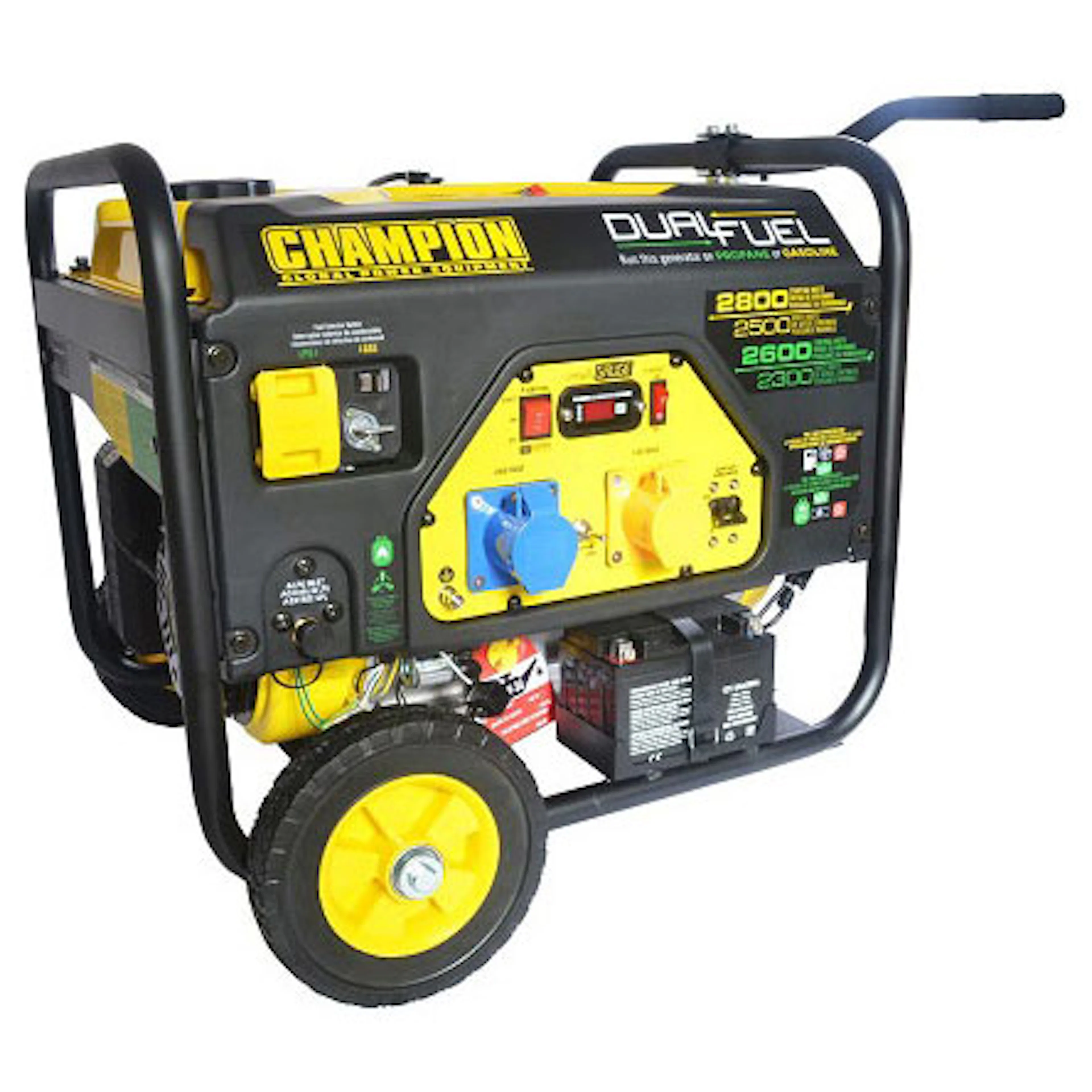 Strømaggregat Champion Generators CPG3500 2,8kW 1-fas Dual Fuel