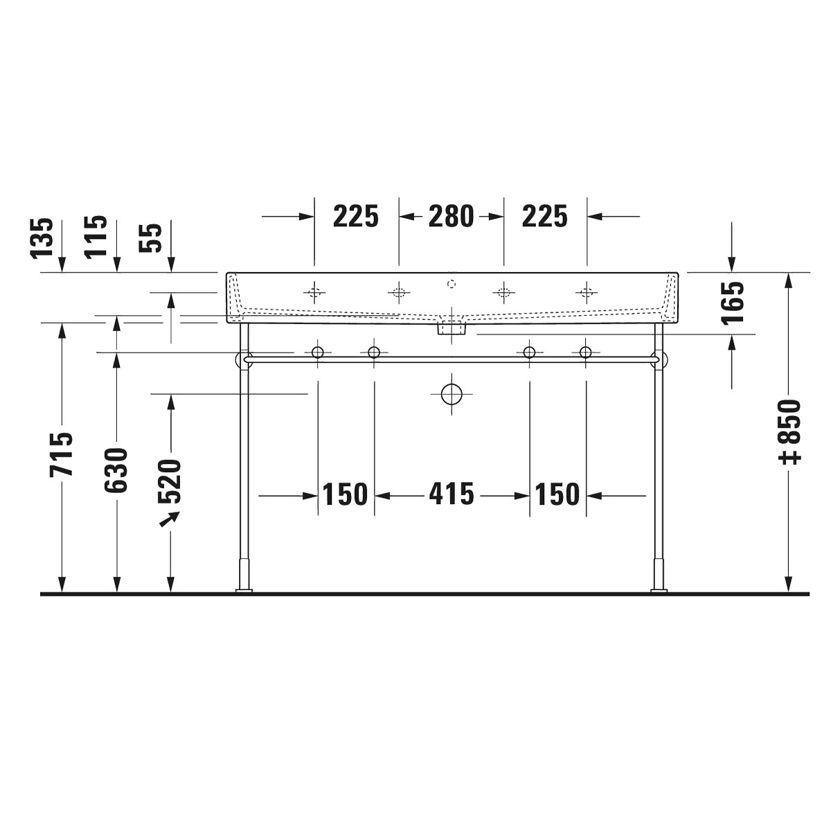 Tvättställ Duravit Vero Air
