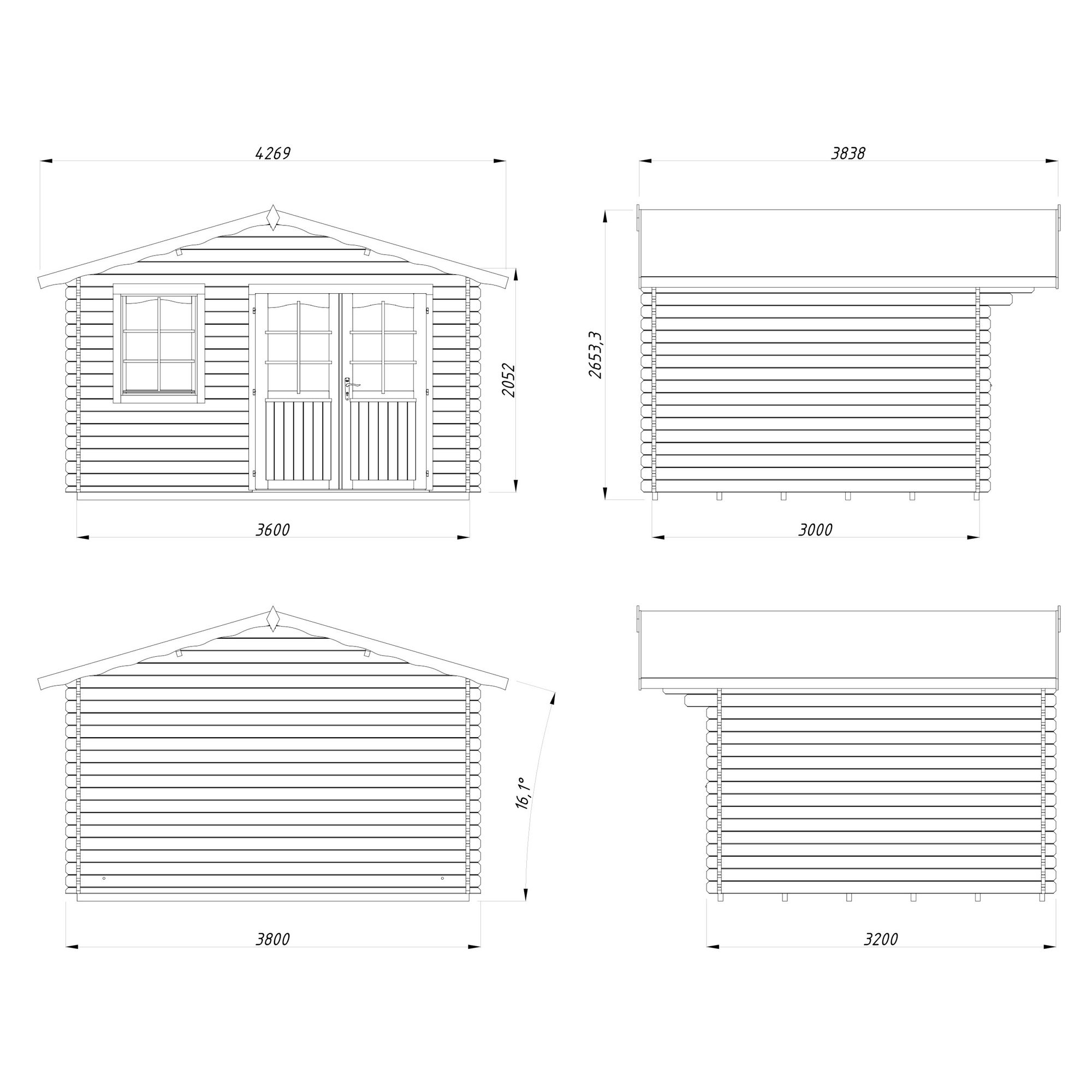 Gjestehytte Palmako Emma 10,4 M2