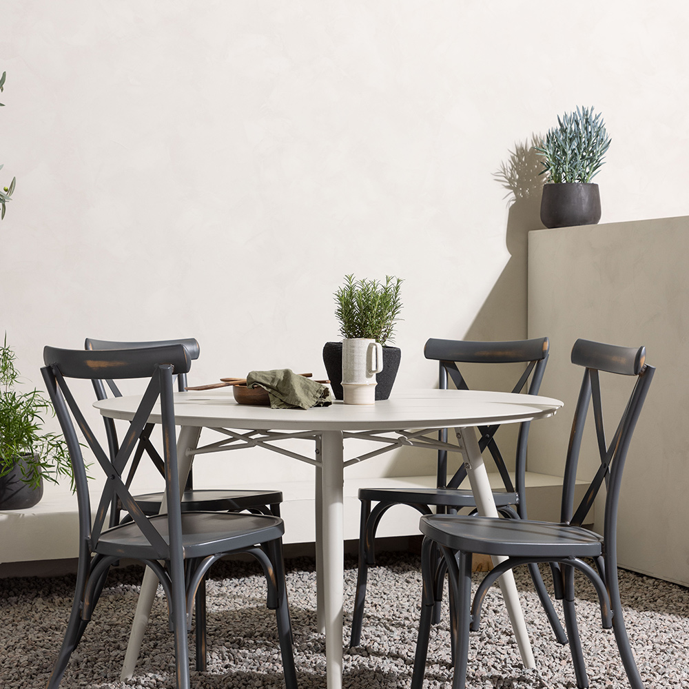 Spisegruppe Venture Home Lina Bord med 4 Tablas Stoler