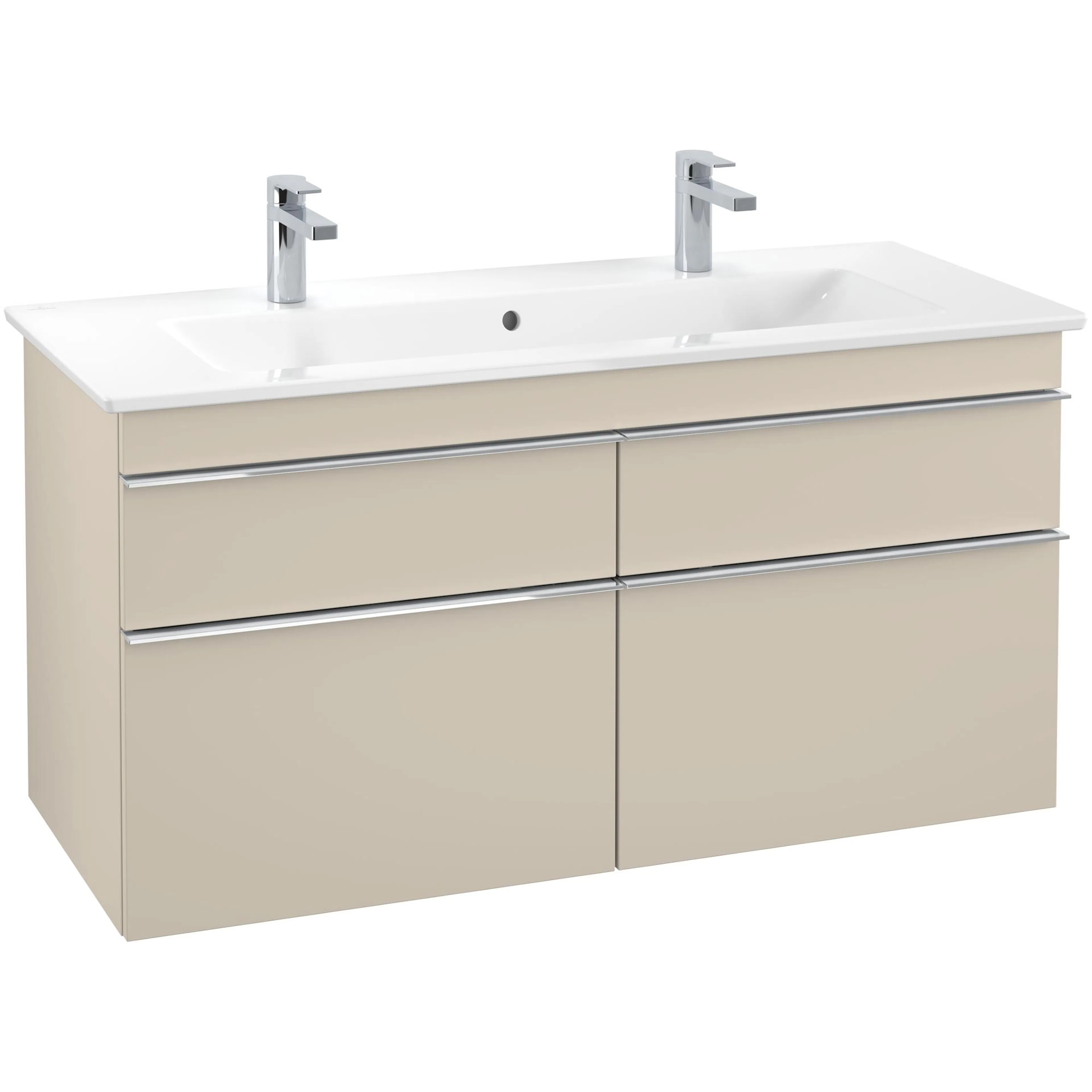 Tvättställsskåp Villeroy & Boch Venticello 115 cm med  4 Lådor för Skåpstvättställ