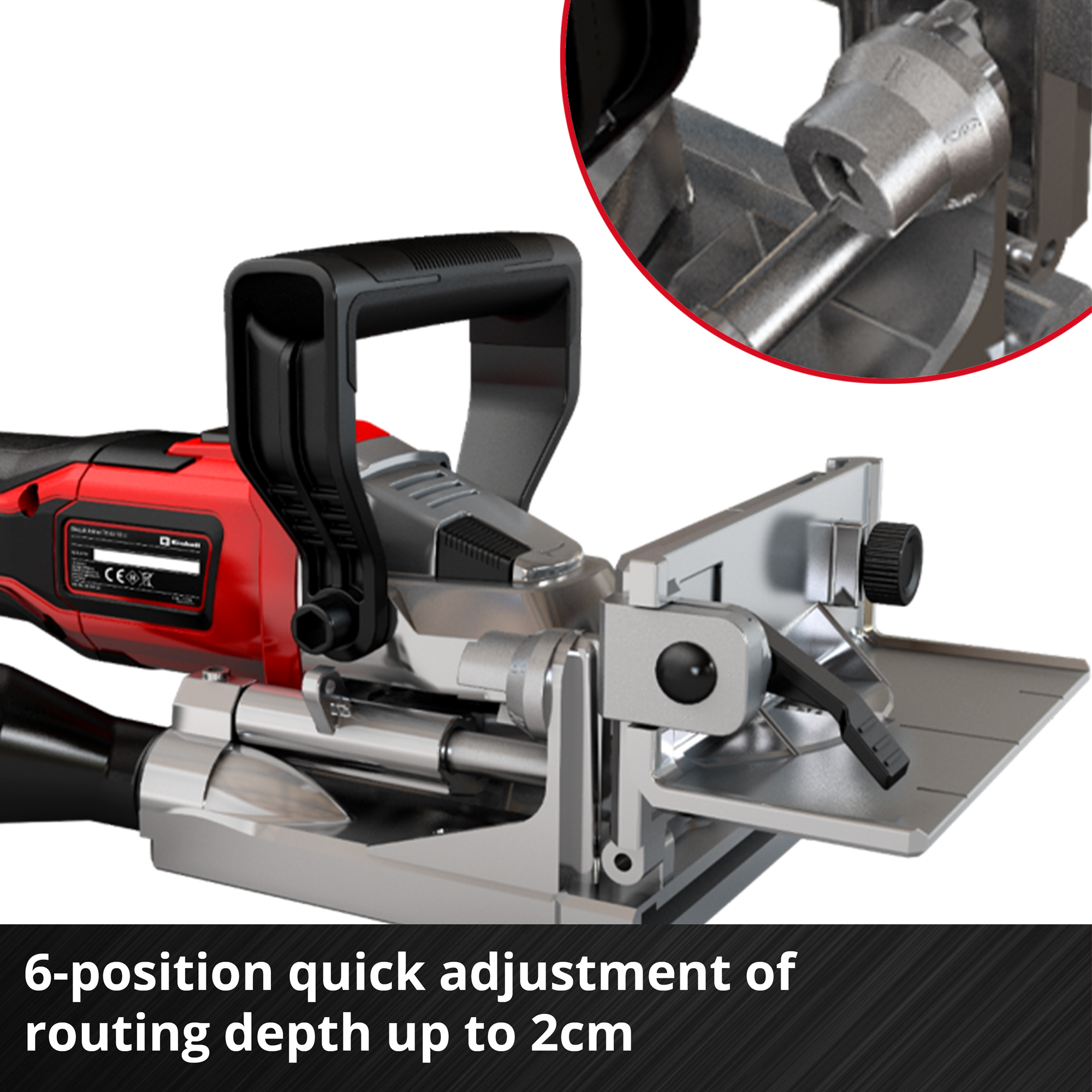 Lamellfres Einhell TE-BJ 18V Uten Batteri og Lader