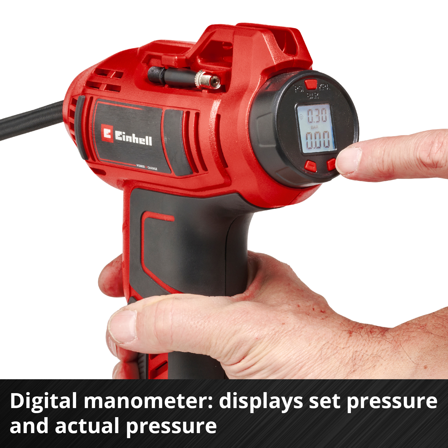 Bilkompressor Einhell CE-CC 18V Uten Batteri og Lader