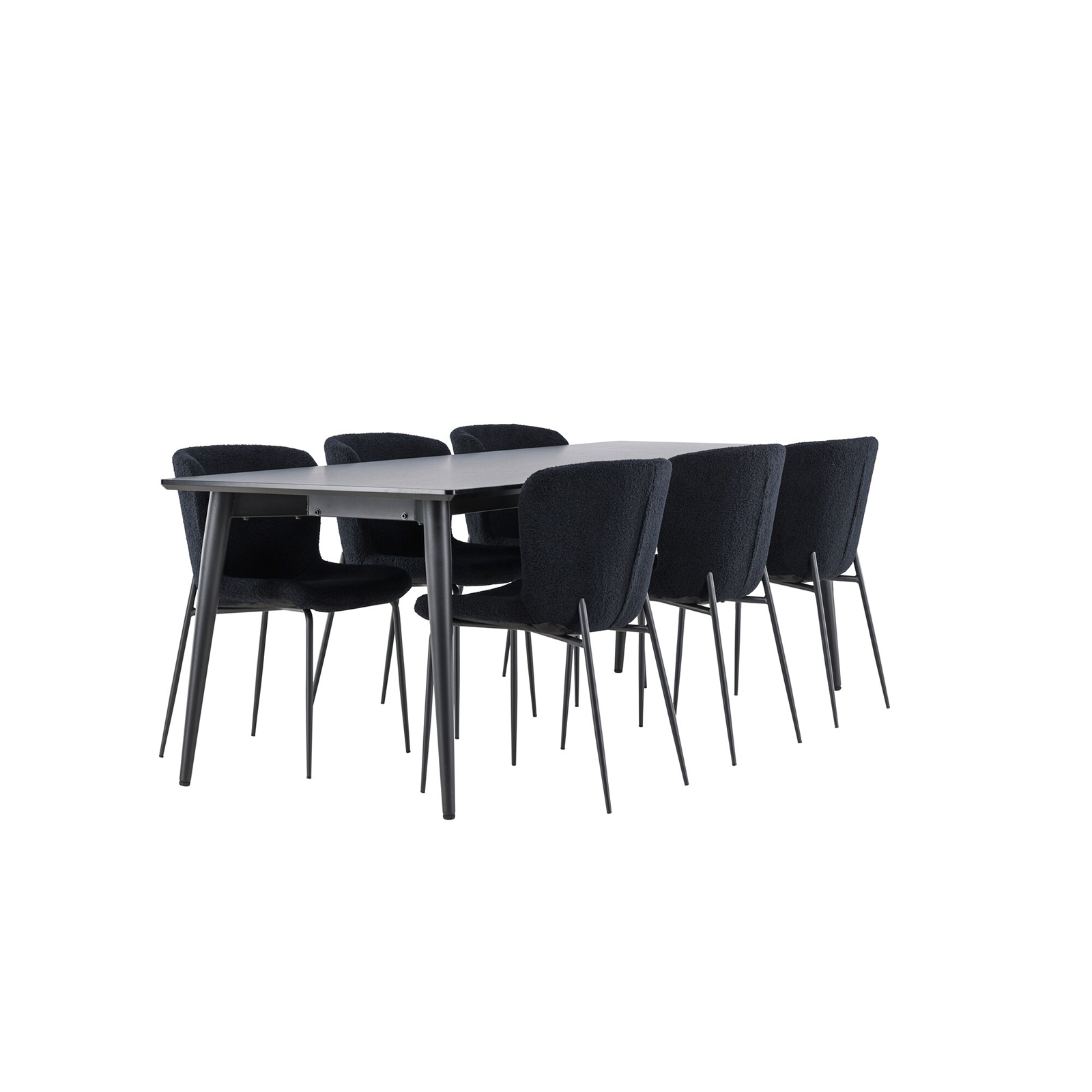 Spisegruppe Venture Home Ellis 230 med 6 stk Modesto Stoler