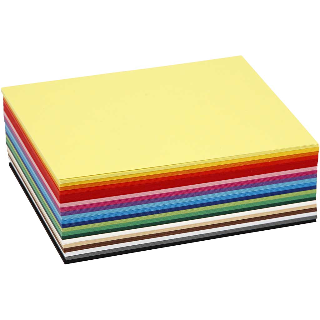 Kartong Creativ Company Ass Farger A6 105x148 mm 1 Pk