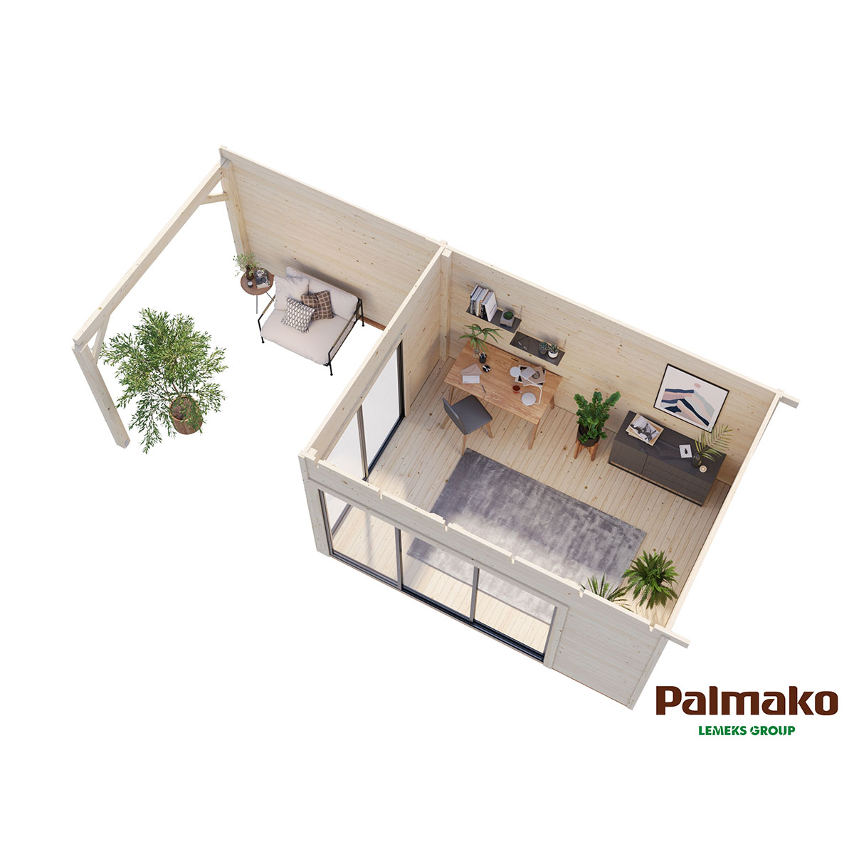 Hagestue Palmako Andrea 11,2 + 8,6 m2