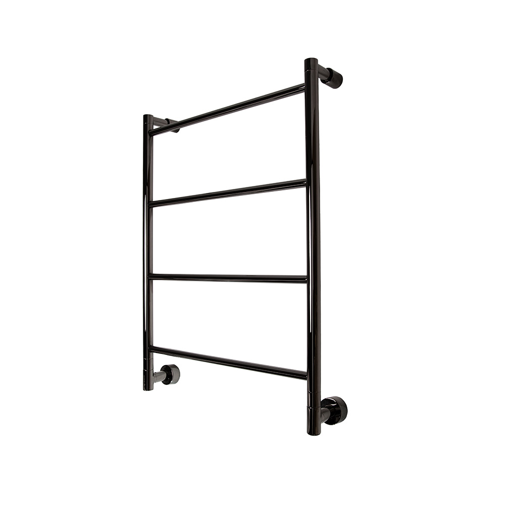 Handdukstork Prato, svart krom Sort Krom