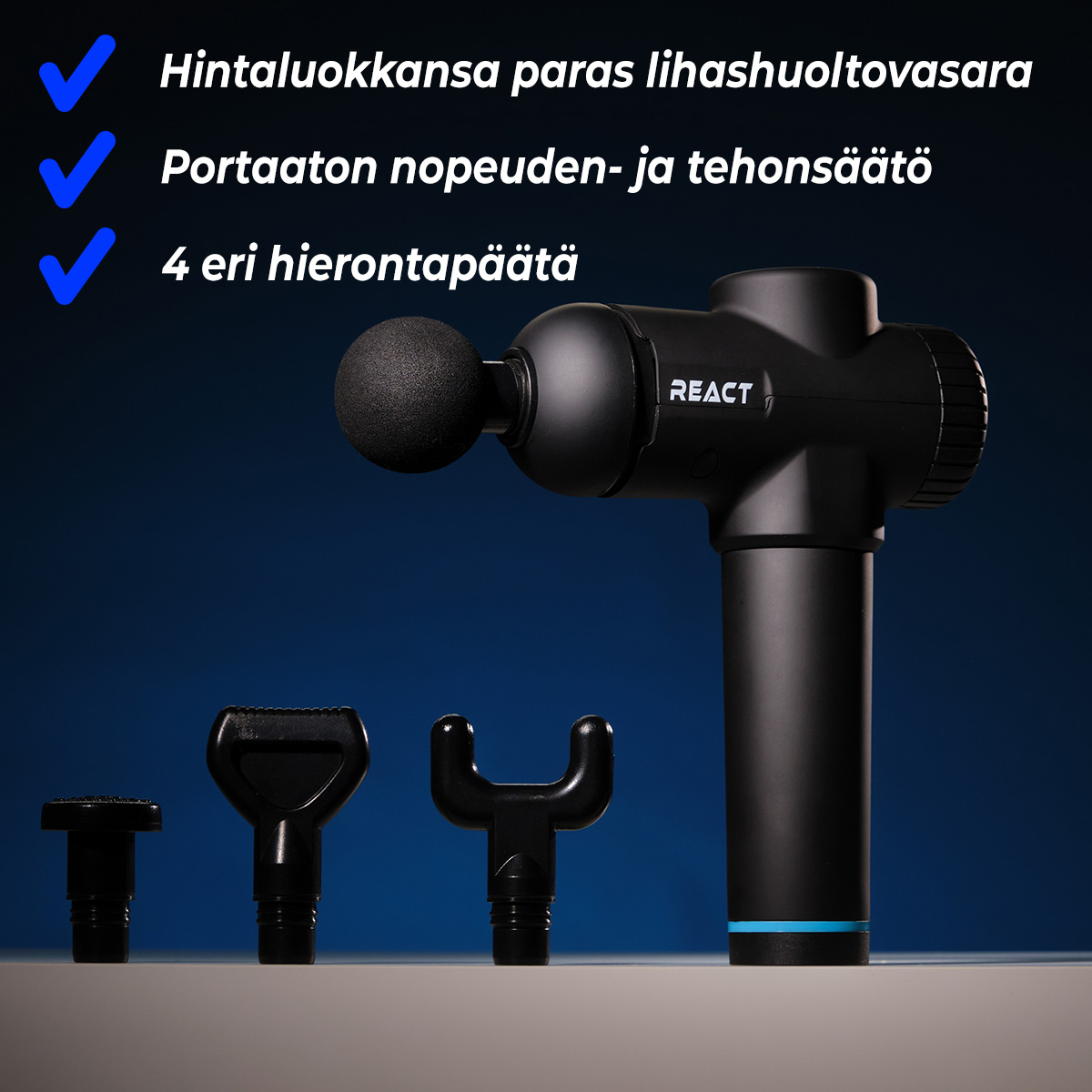 Massasjepistol React 1500