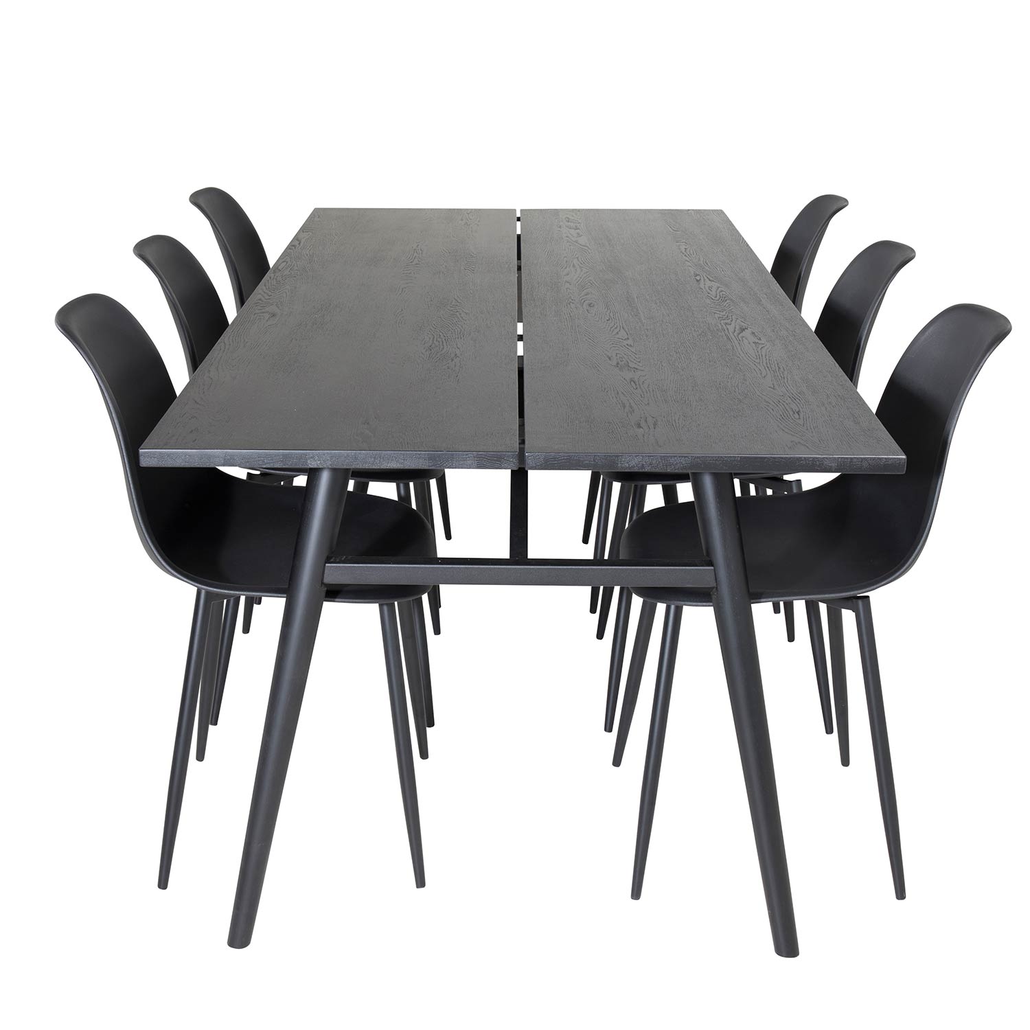 Spisegruppe Venture Home Salt med 6 Pop Stoler