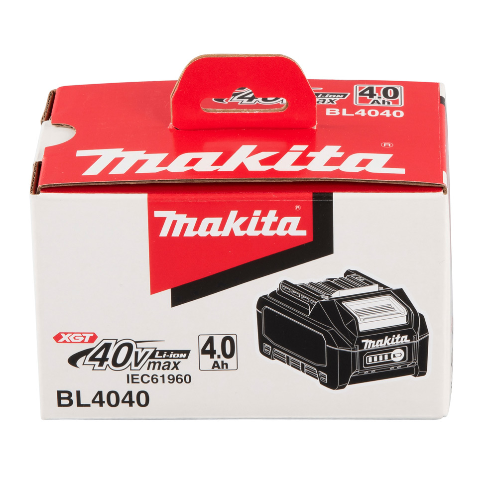 Batteri Makita 191B26-6 BL4040 4.0 Ah Li-Ion XGT Kartong