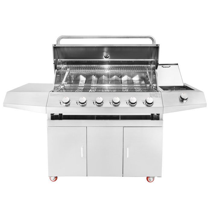 Gassgrill Myoutdoorkitchen med 6 Brennere og Sidebrenner