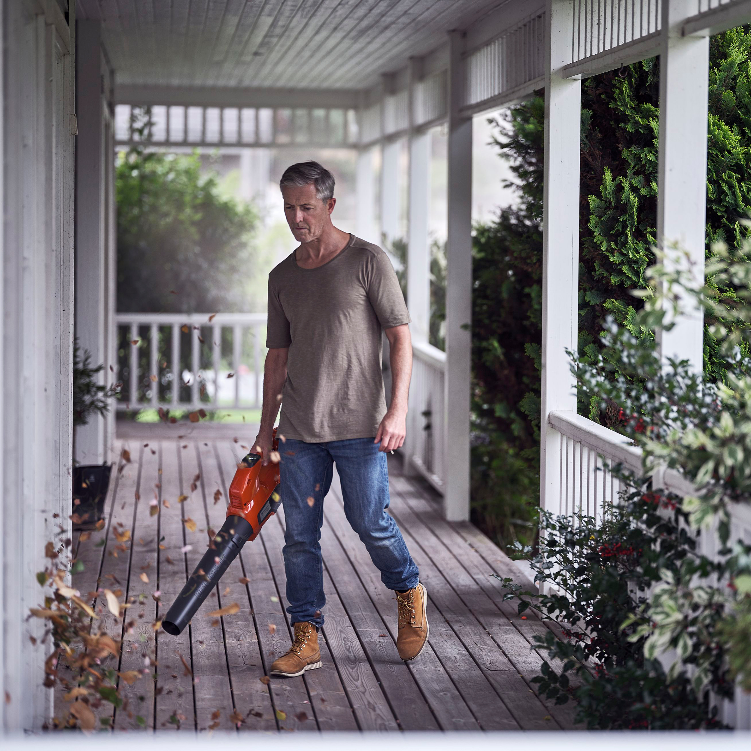 Løvblåser Husqvarna 120iB uten Batteri