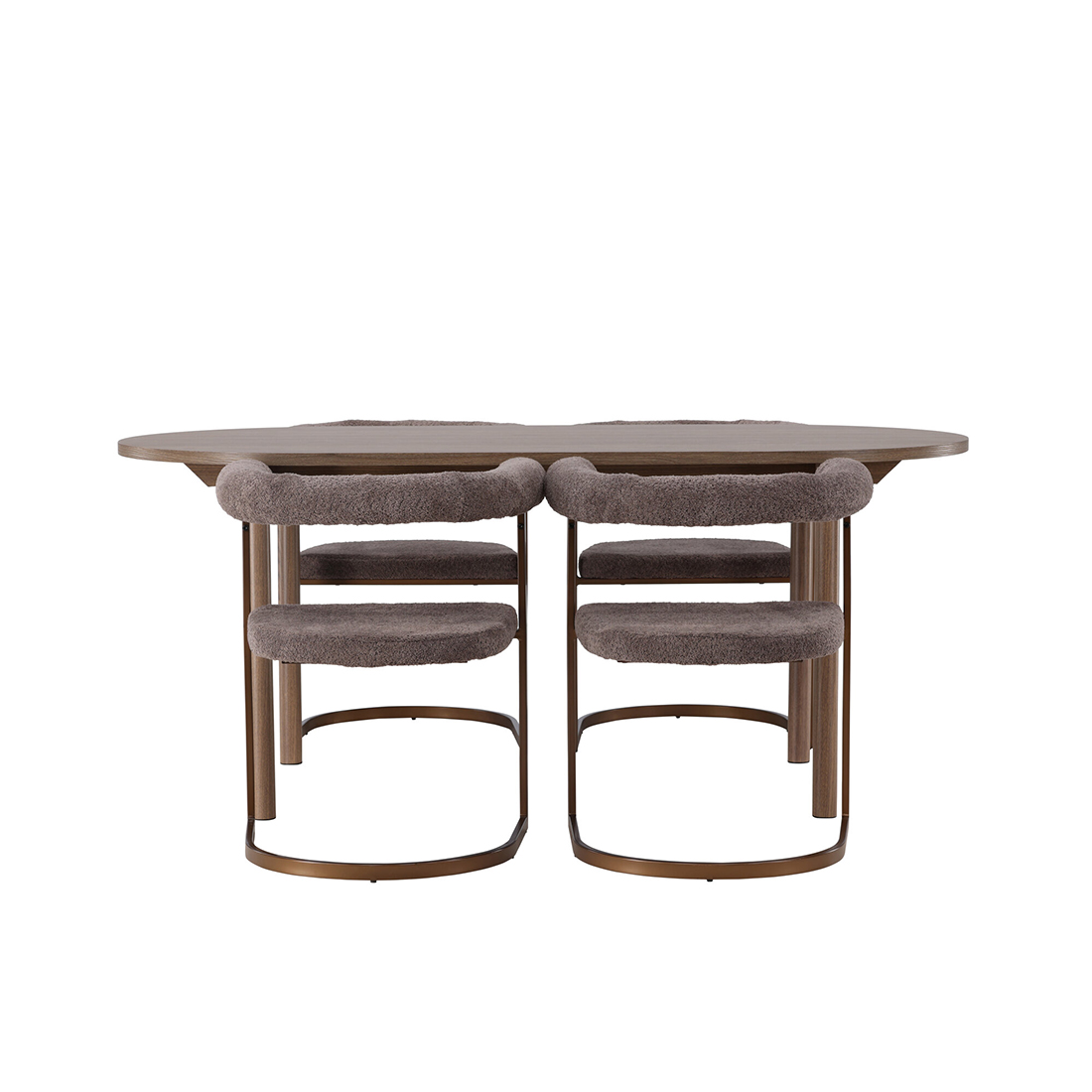 Spisegruppe Venture Home Andy Ø120 cm med 4st Morning Spisestoler