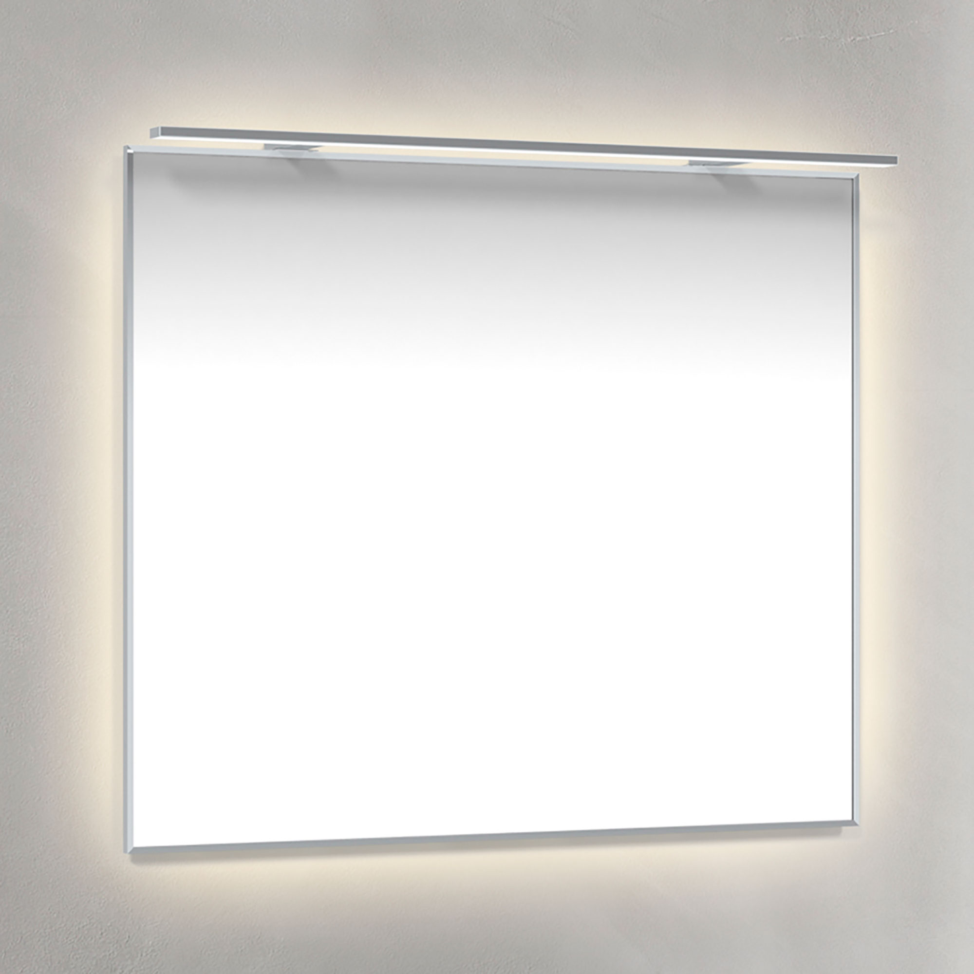 Speil Macro Design Crown Ambilight Ramp-belysning med Ramme